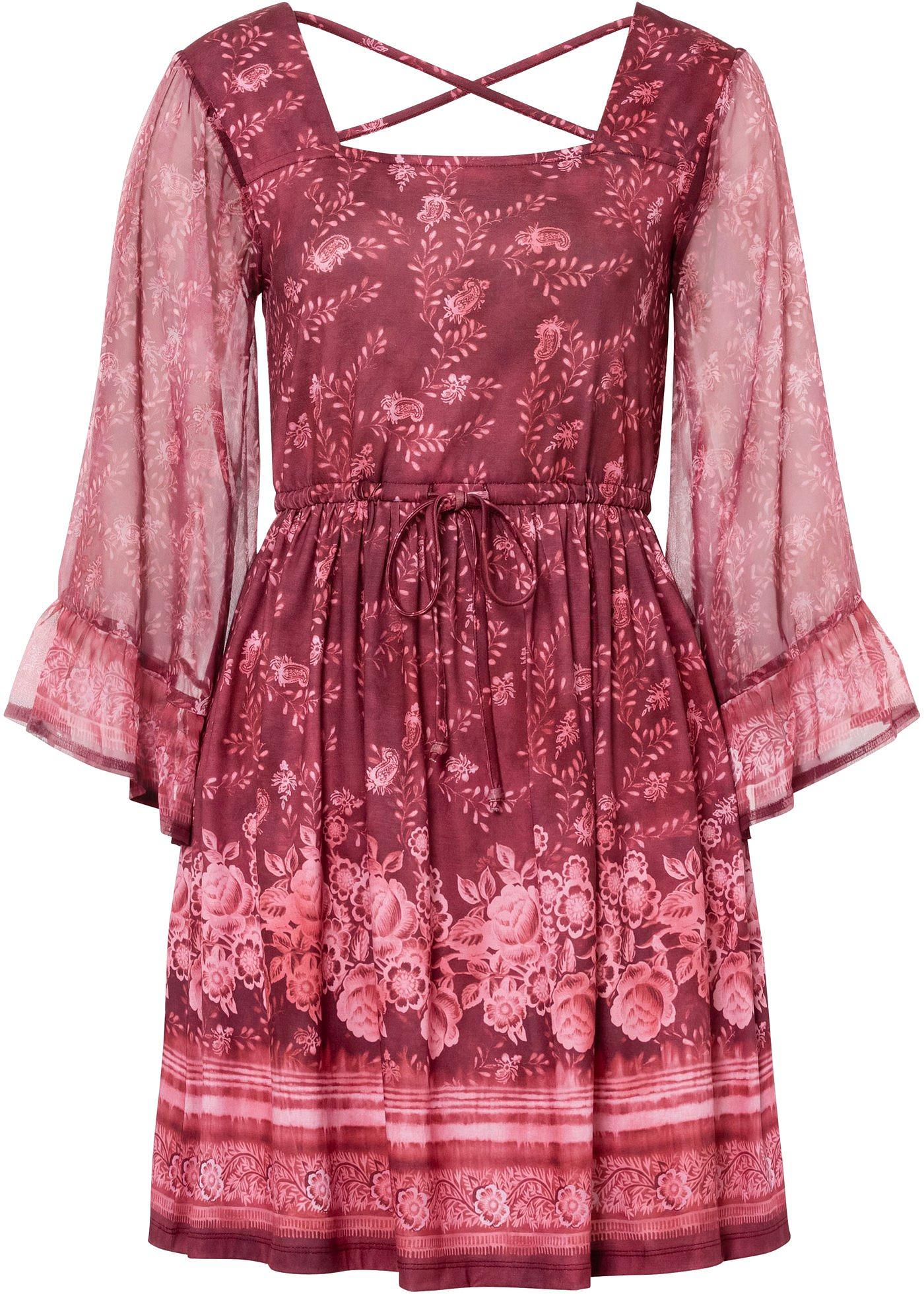 Robe-tunique à imprimé floral