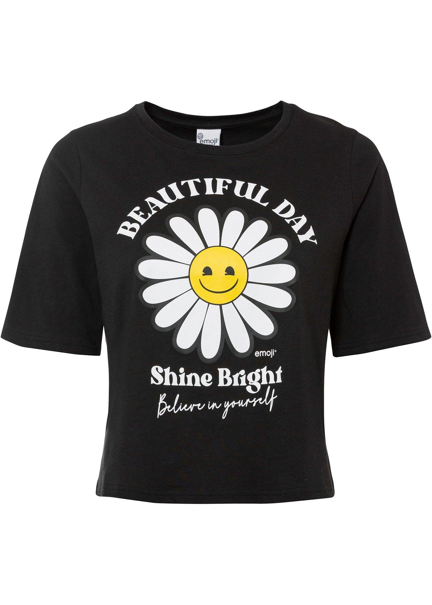 T-shirt avec imprimé emoji