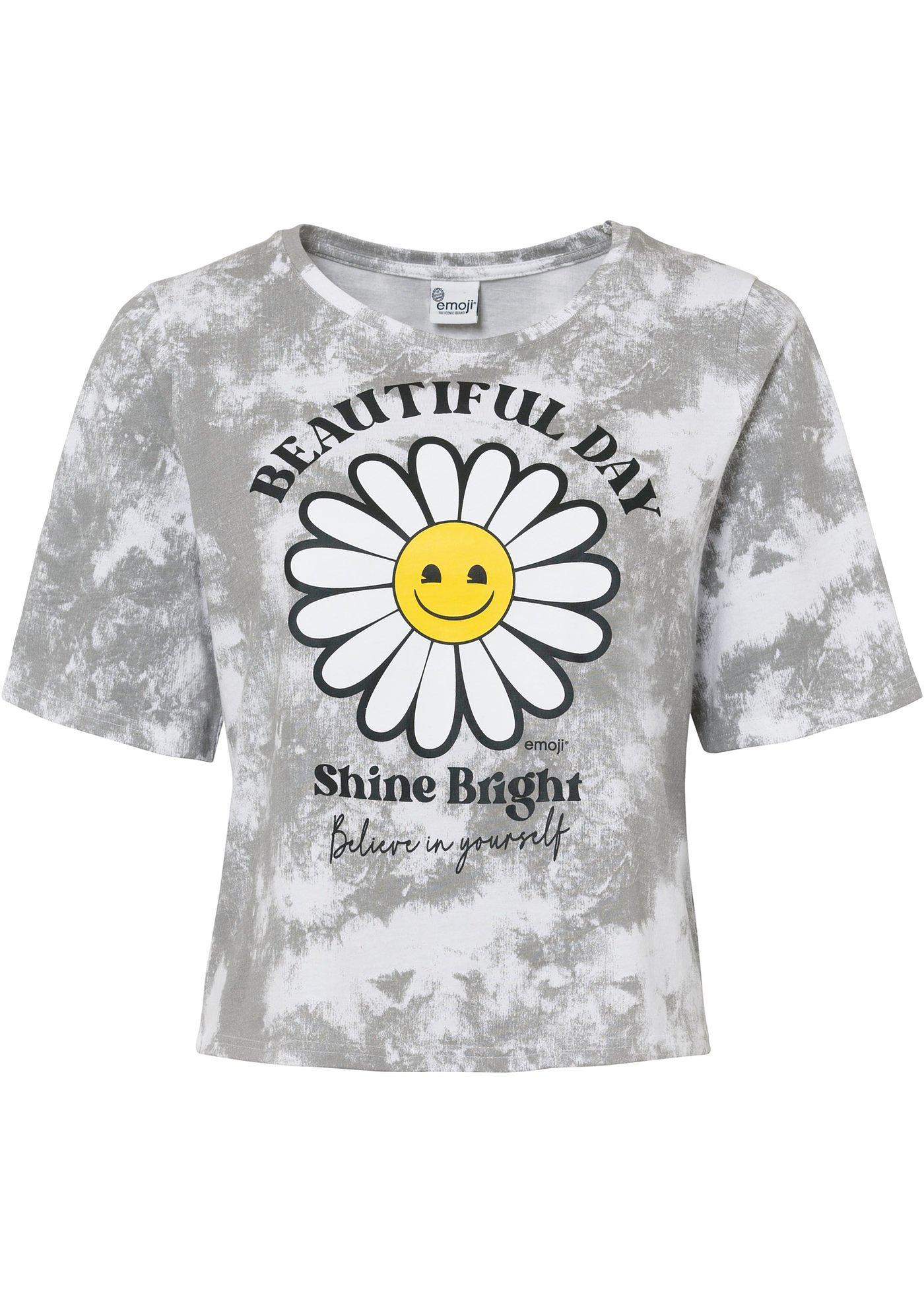 T-shirt avec imprimé emoji