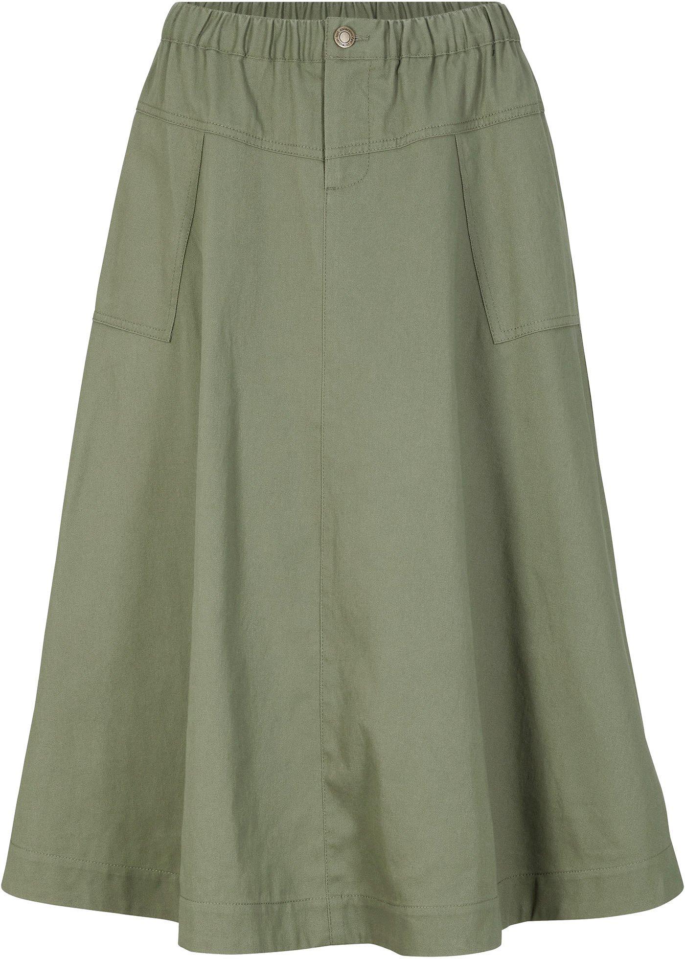 Jupe twill avec poches et taille confortable