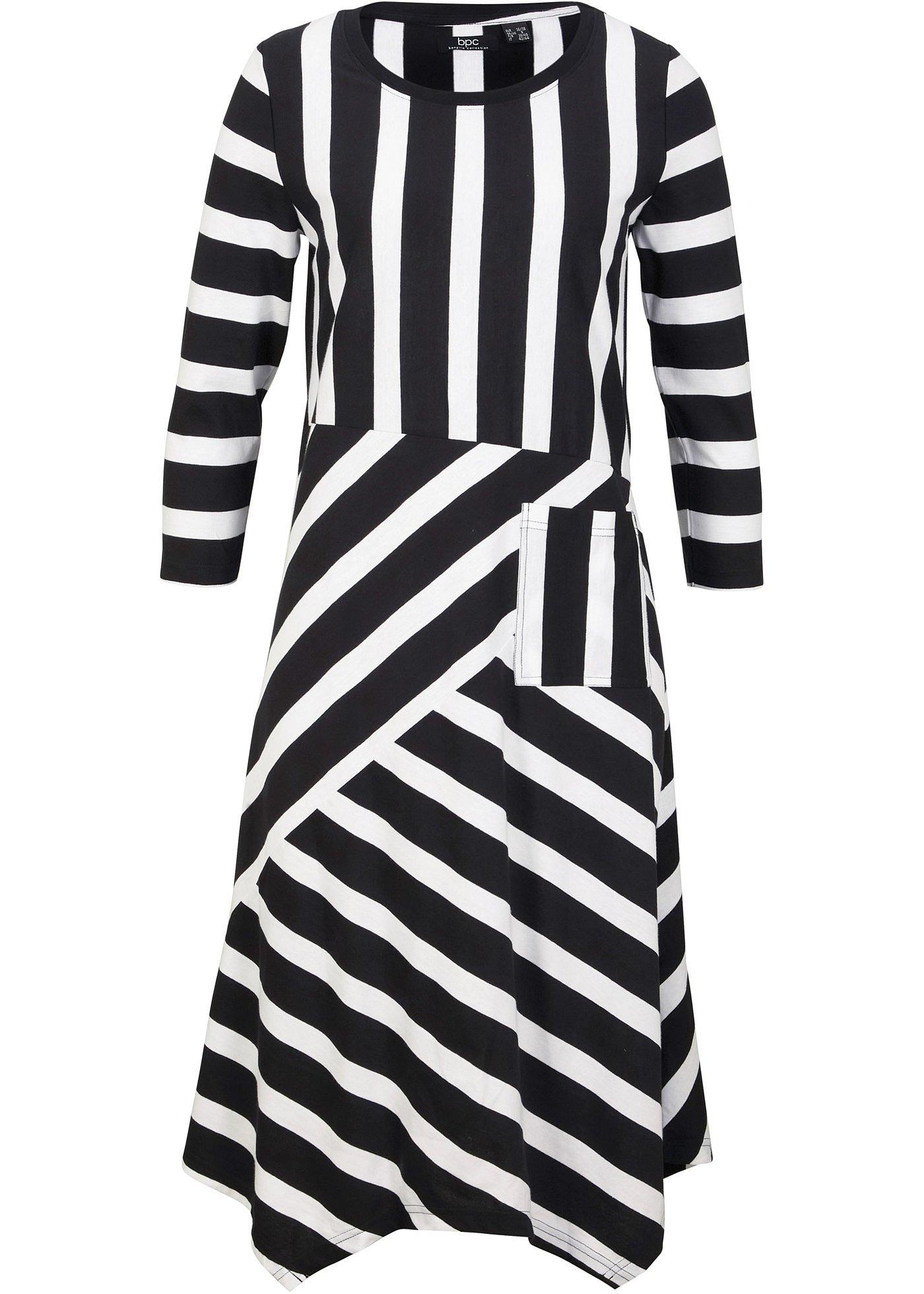 Robe coton avec base asymétrique