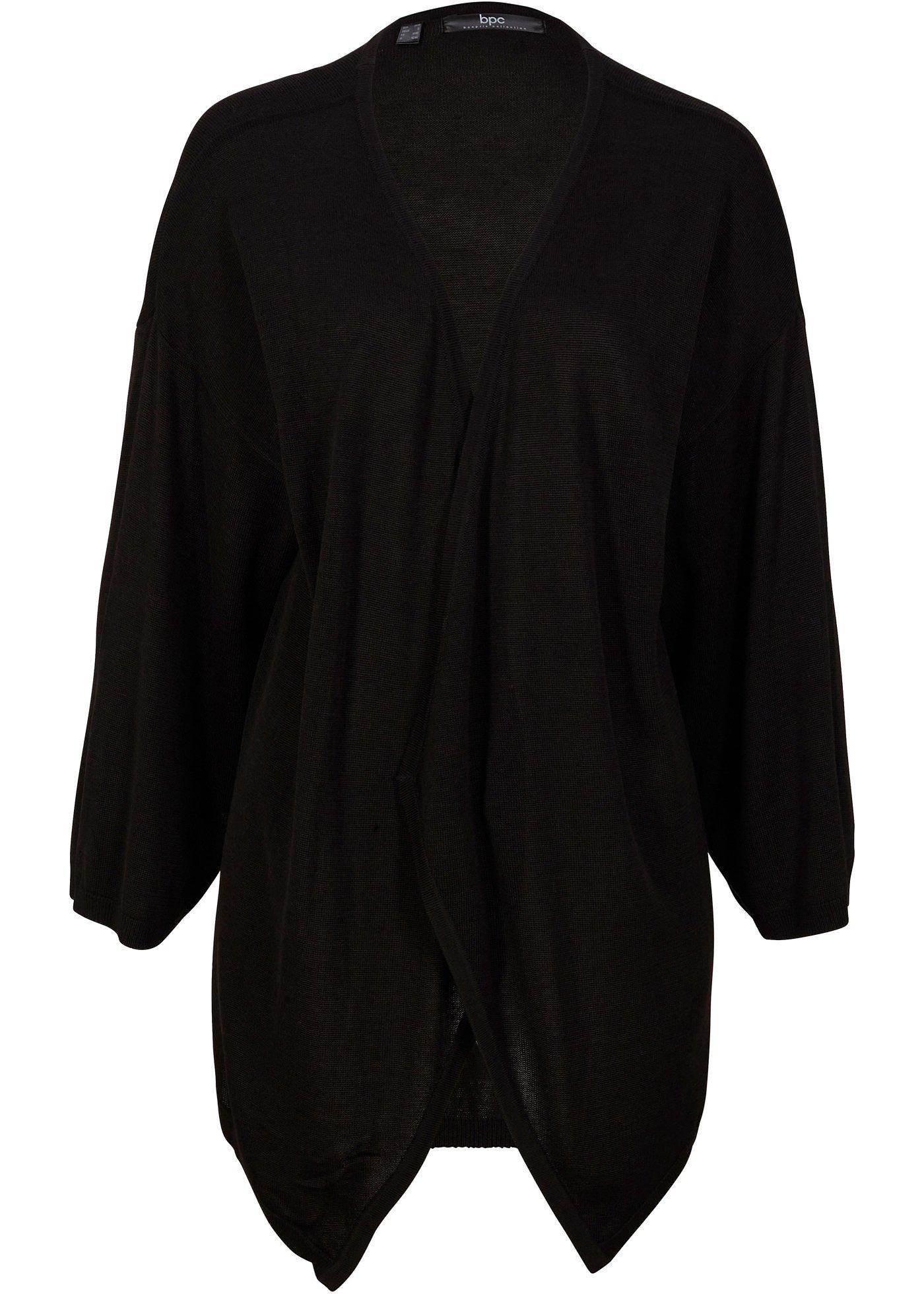 Image de Gilet en maille ouvert avec manches amples 7/8