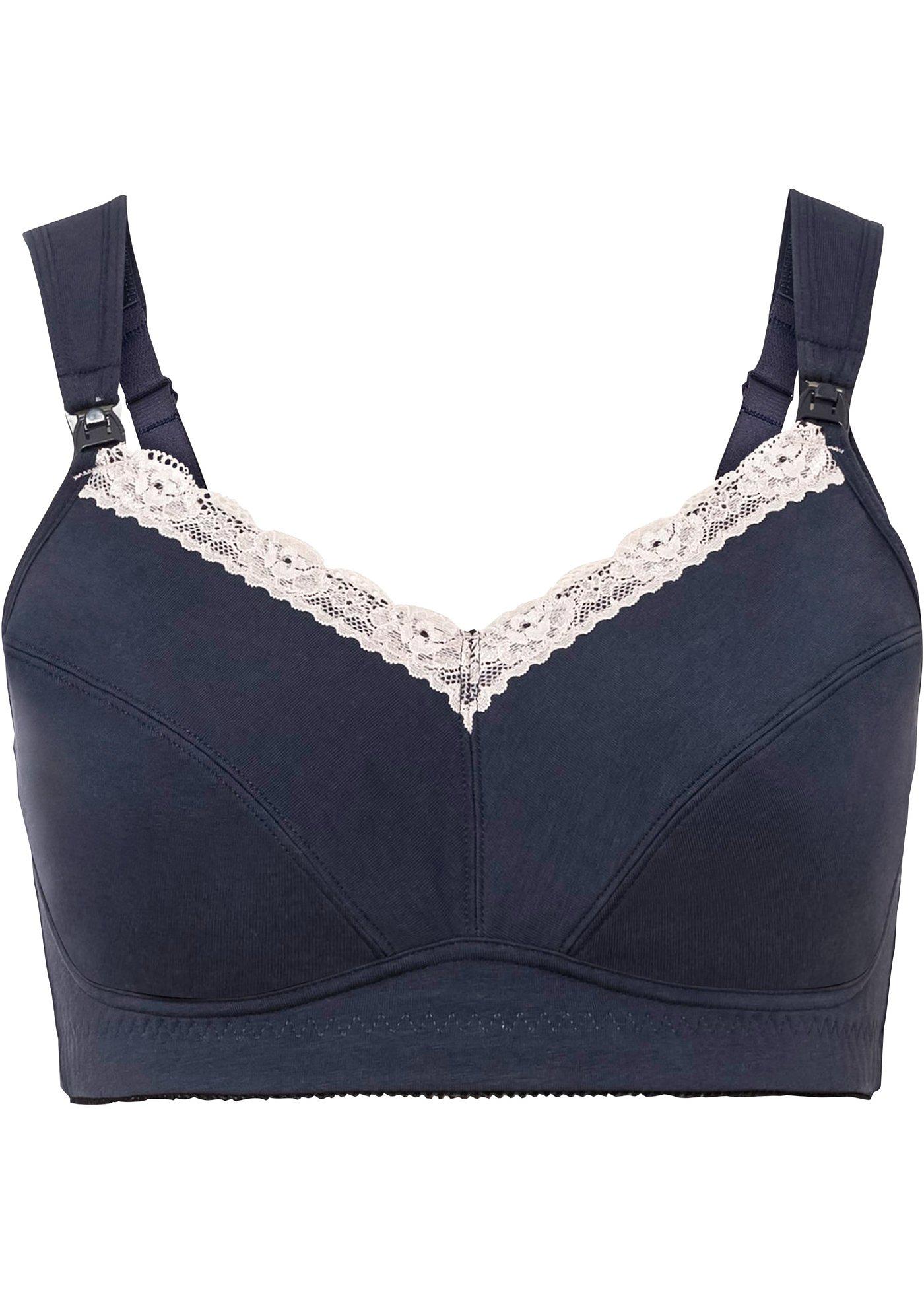 Soutien-gorge d'allaitement sans armatures avec coton bio