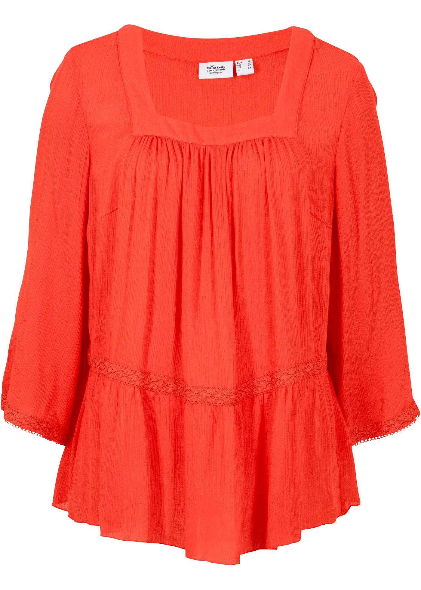 Tunique-blouse à décolleté carré Maite Kelly