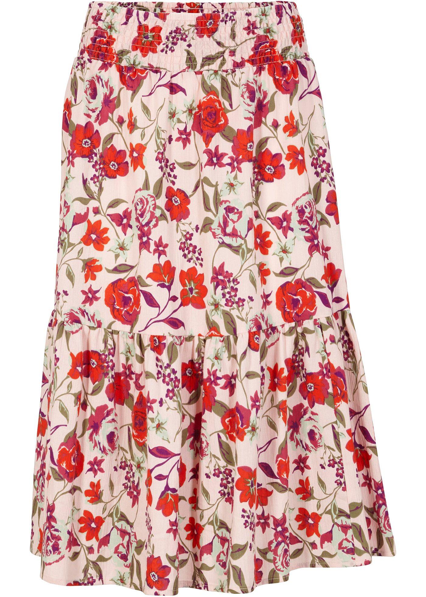 Maite Kelly jupe midi étagée avec taille modelante