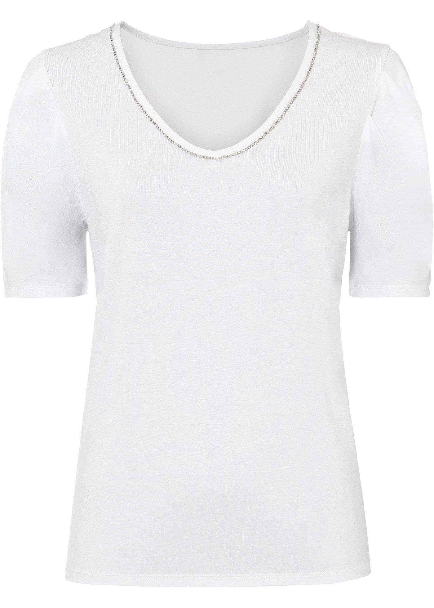 T-shirt avec éléments brillants