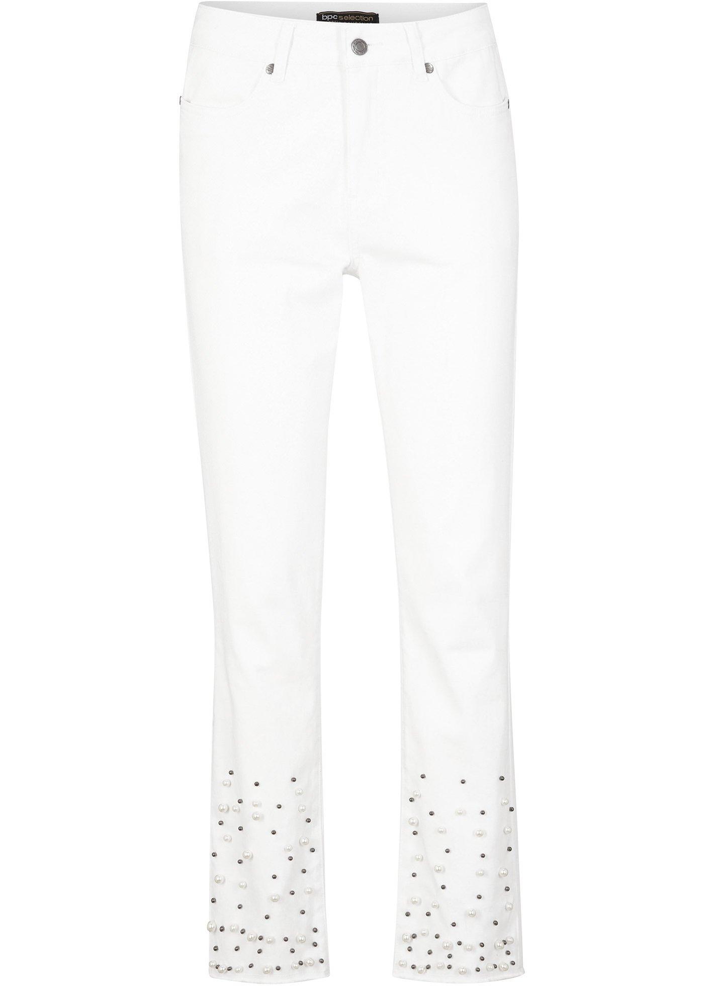 Jean super stretch avec perles