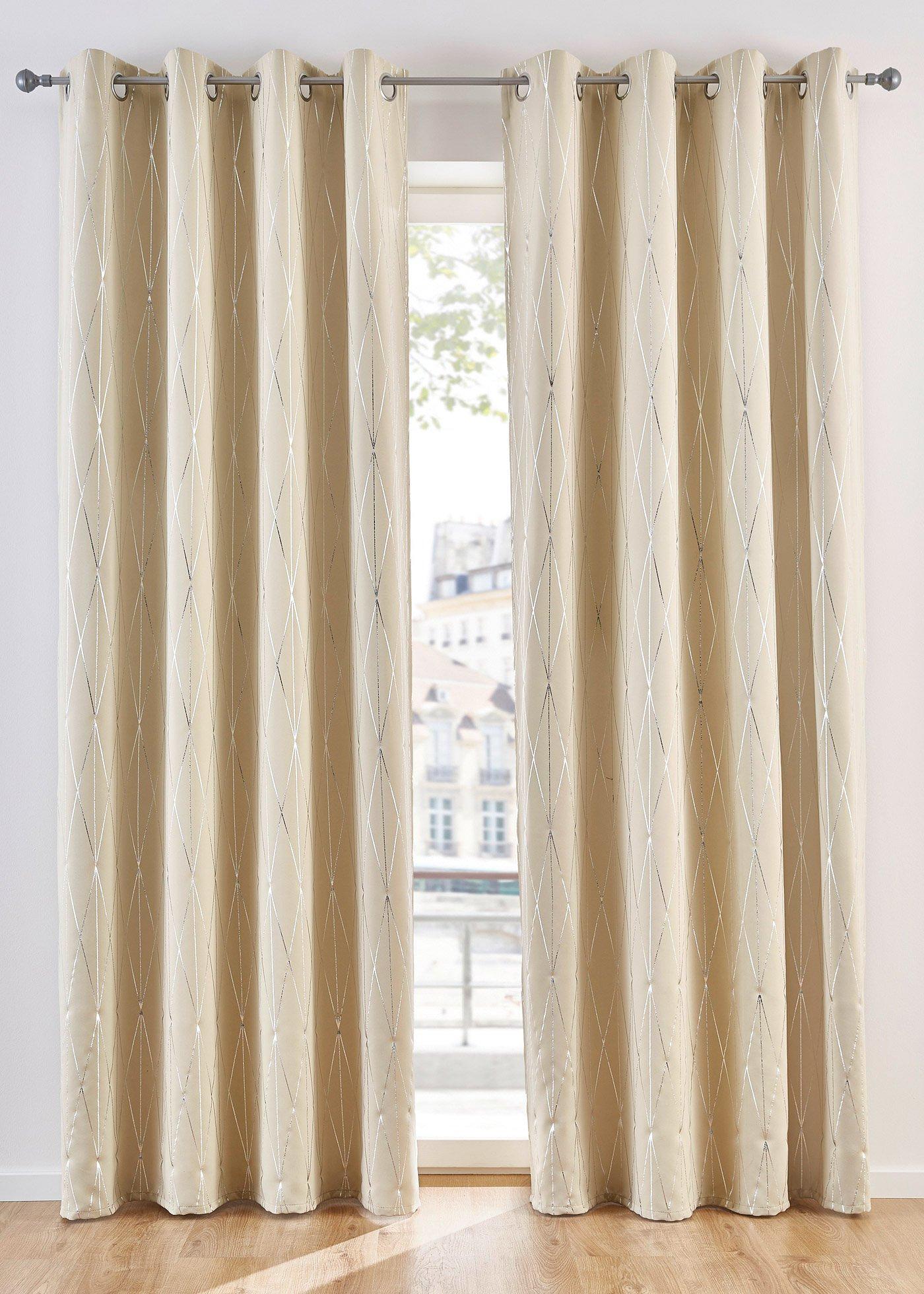 Panneau occultant à imprimé brillant (1 pce.)