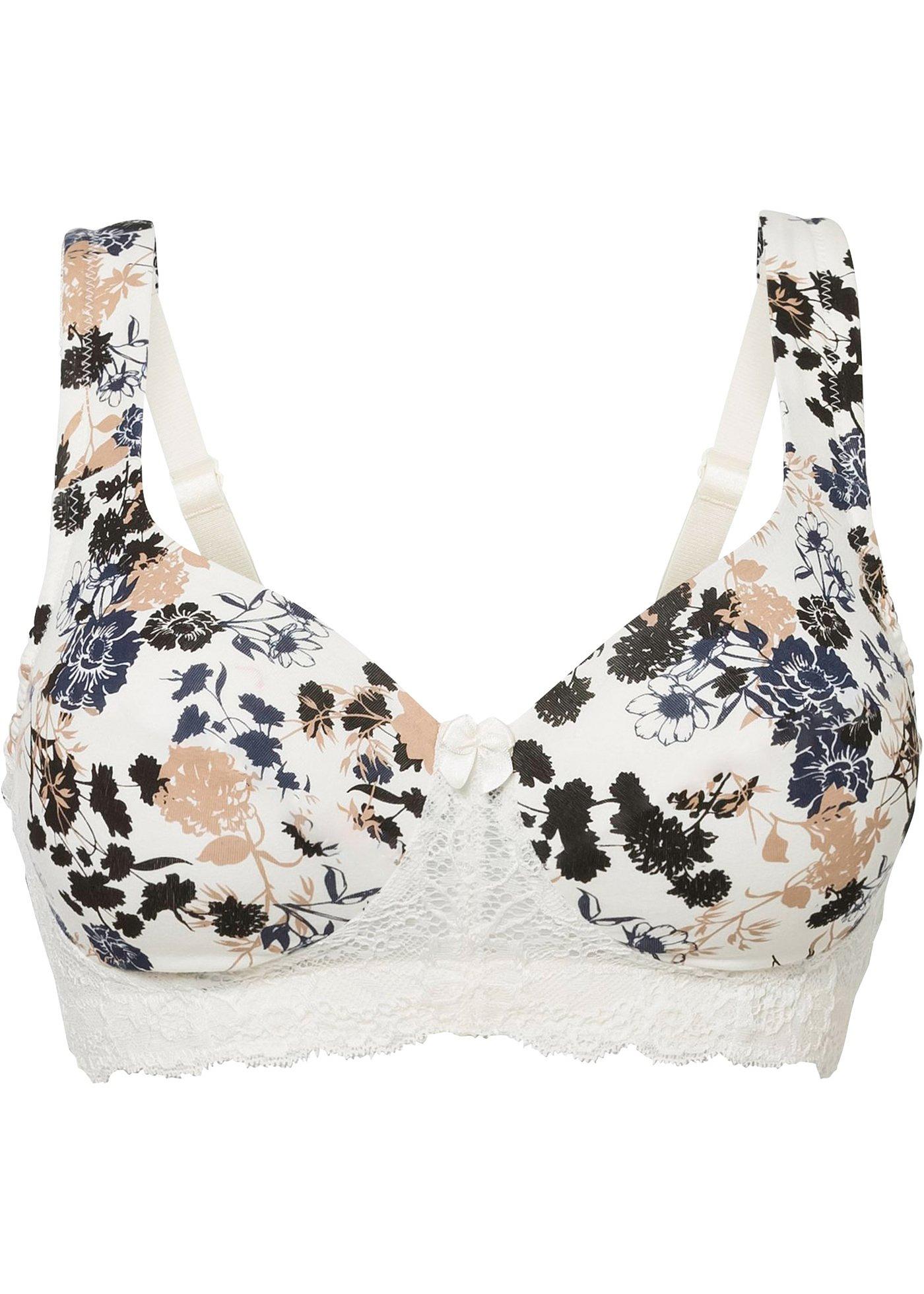 Soutien-gorge minimiseur sans armatures avec coton