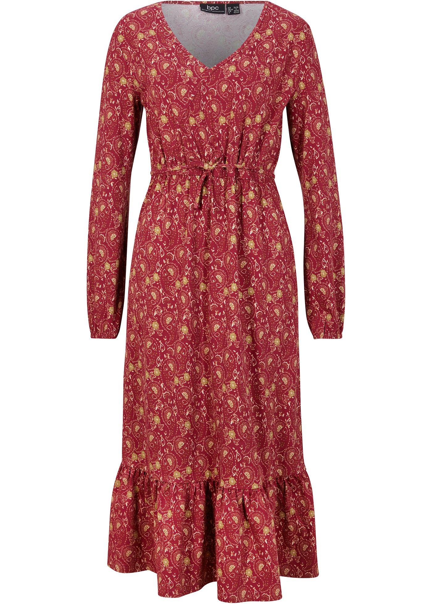 Robe ample avec volant en coton bio