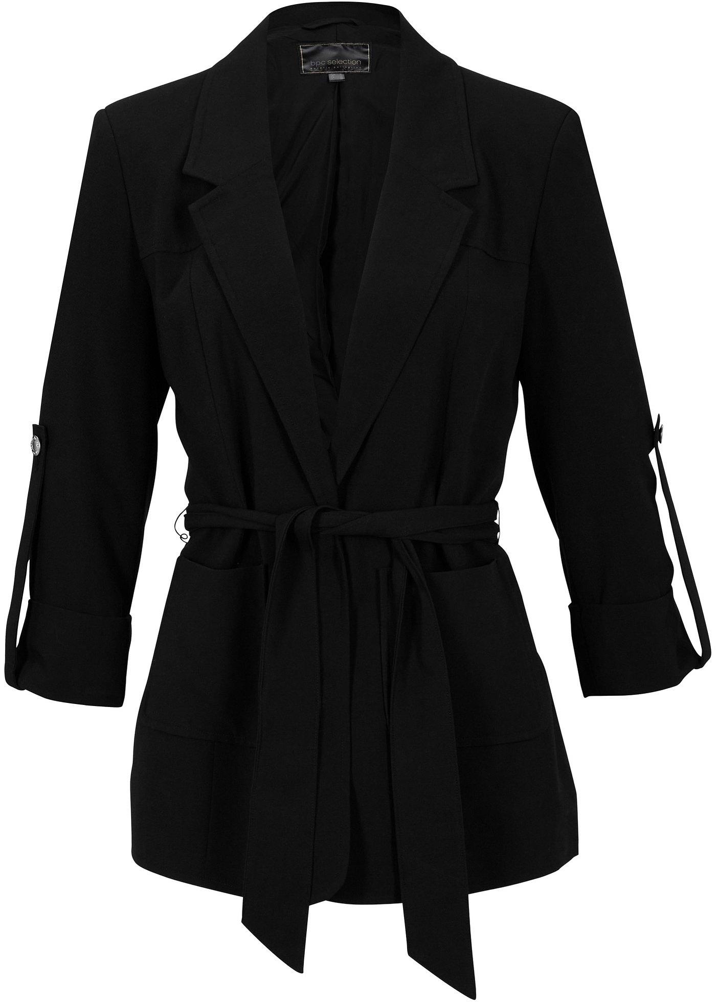 Blazer avec ceinture à nouer