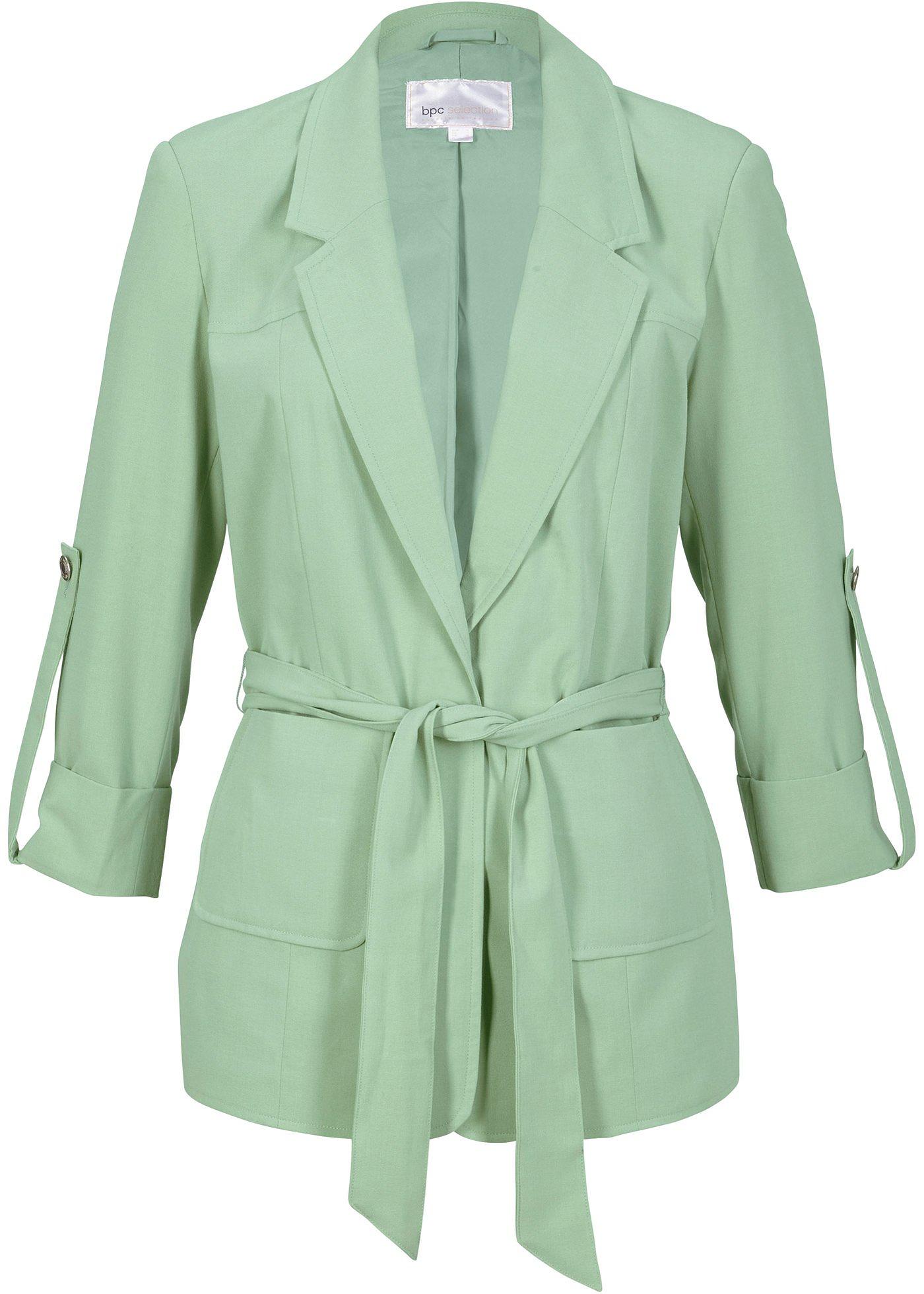 Blazer avec ceinture à nouer