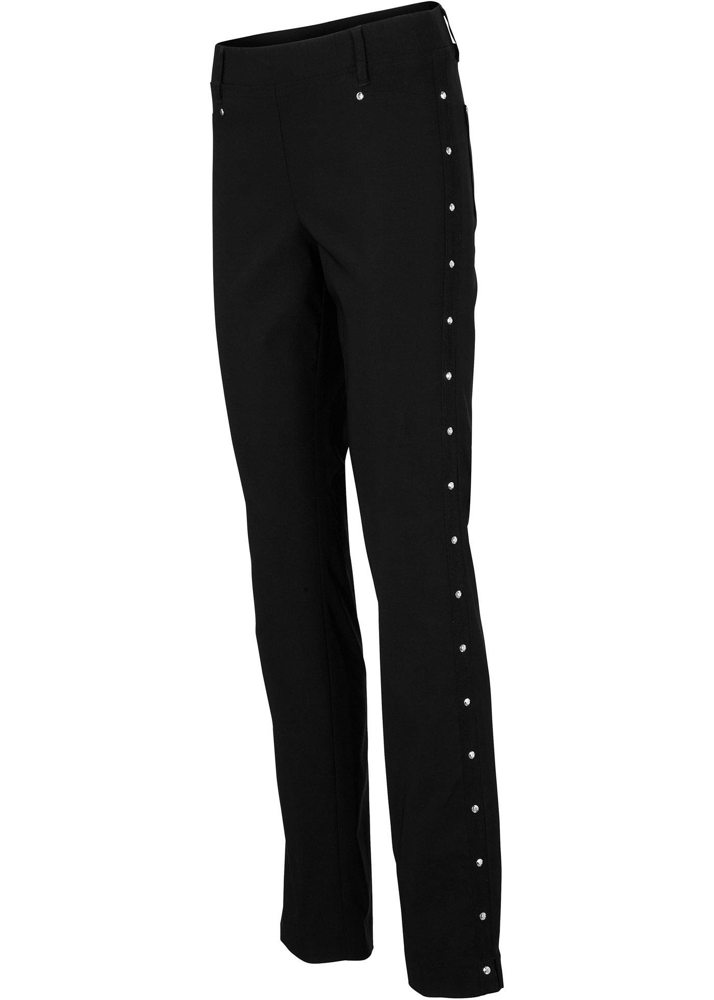 Pantalon extensible avec rivets