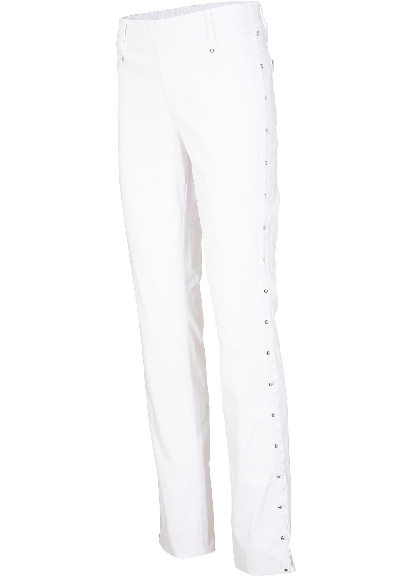 Pantalon extensible avec rivets