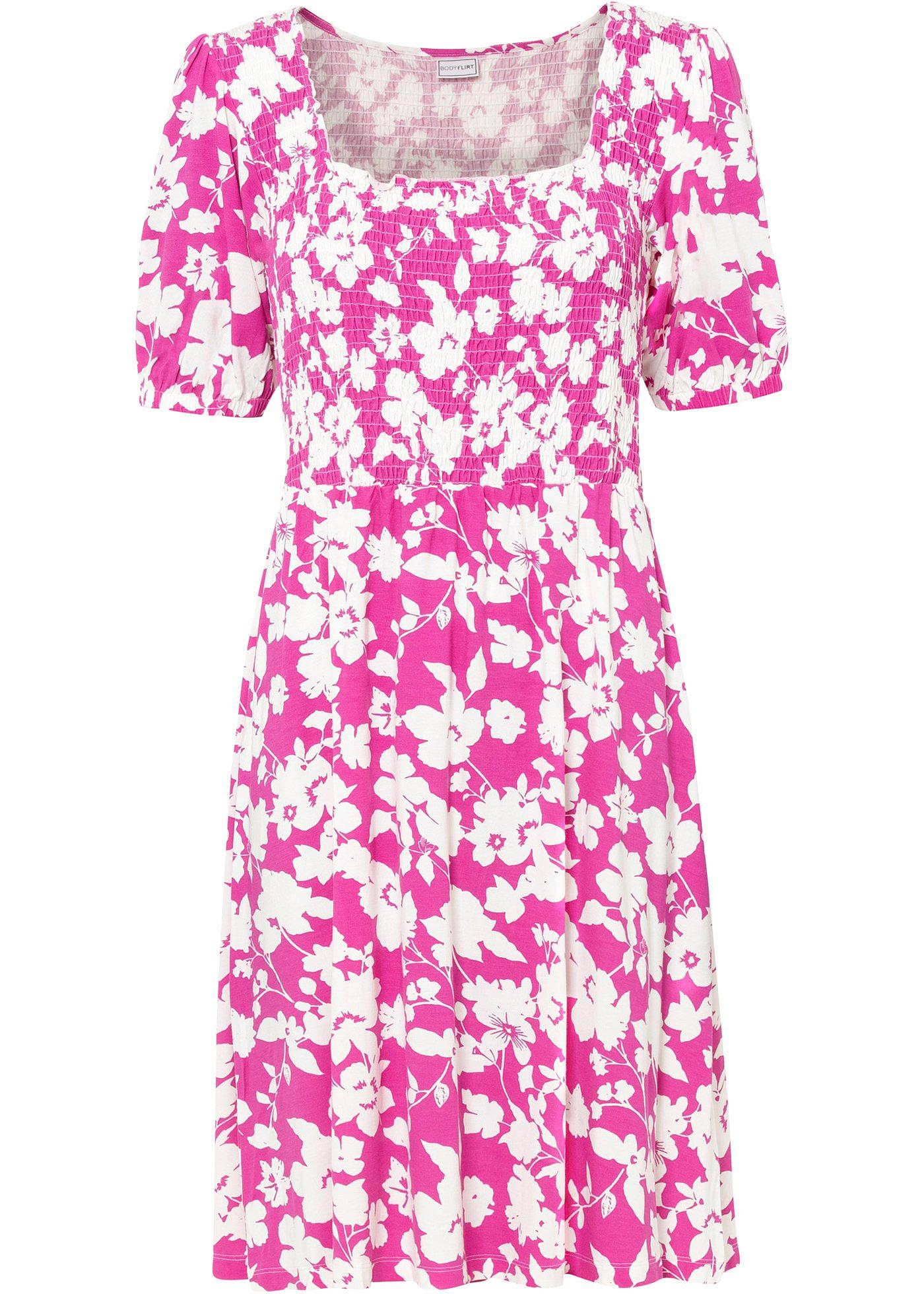 Robe en jersey avec smock