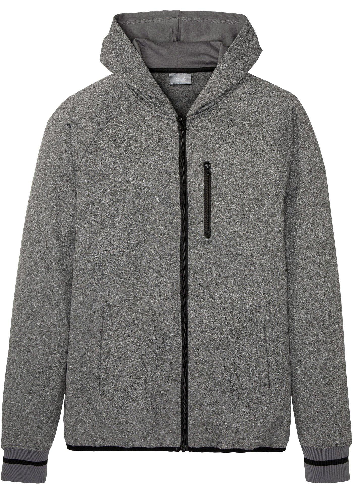 Gilet sweat à capuche