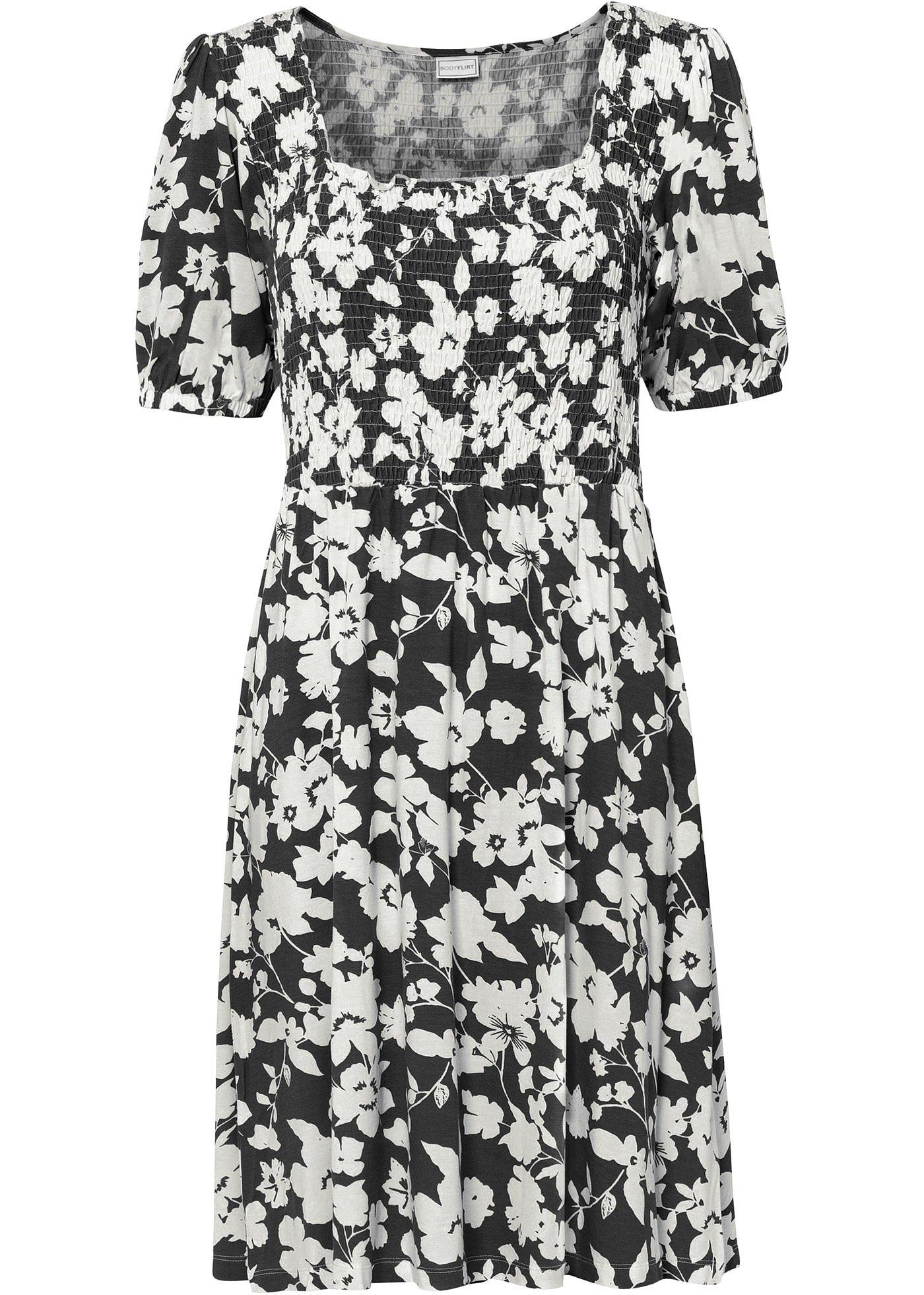 Robe en jersey avec smock