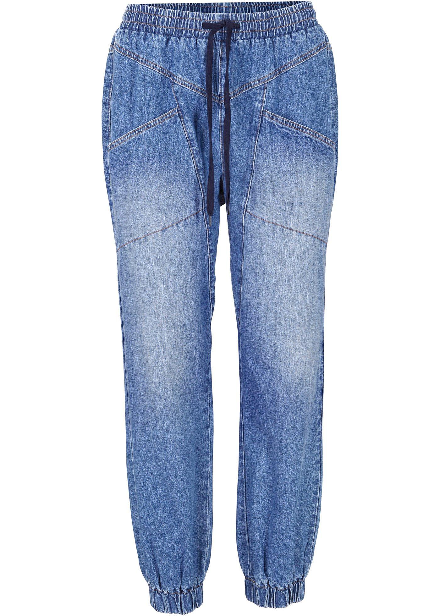 Jean large avec poches et taille confortable