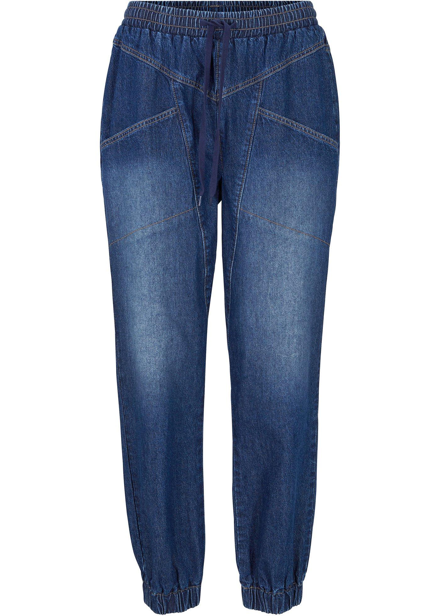 Jean large avec poches et taille confortable