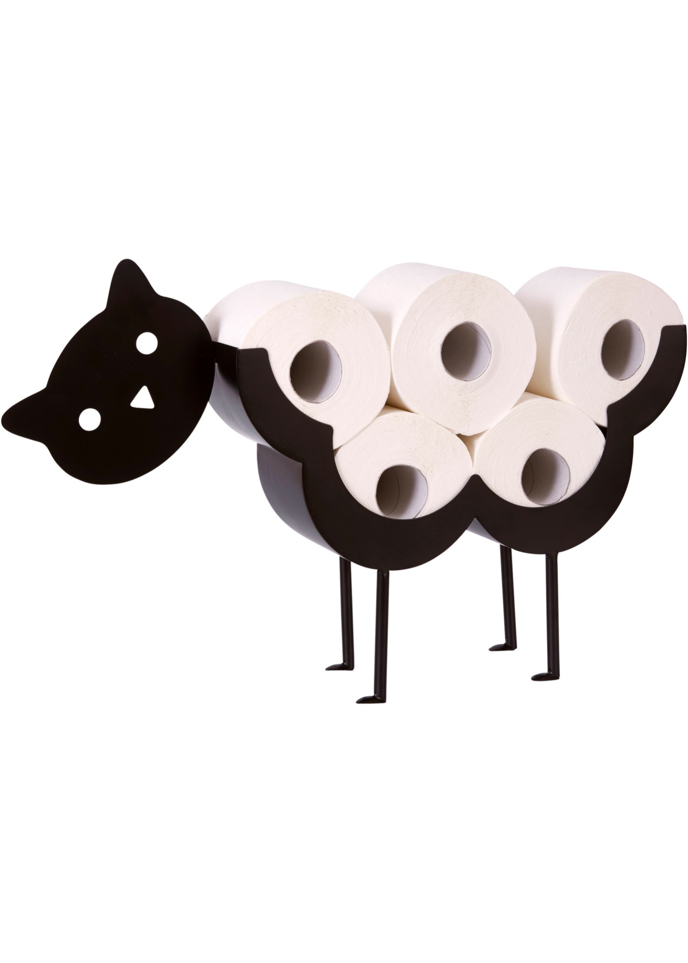 Porte-papier toilette chat