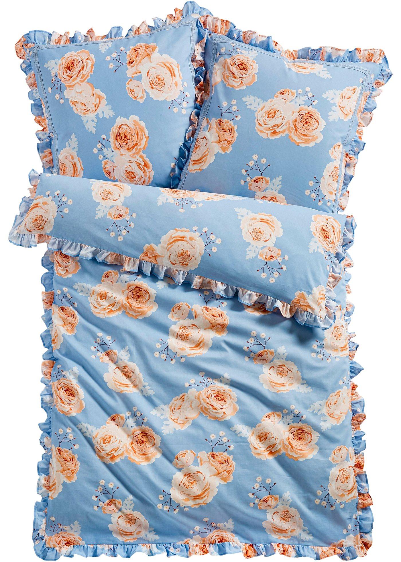 Parure de lit avec ruchés