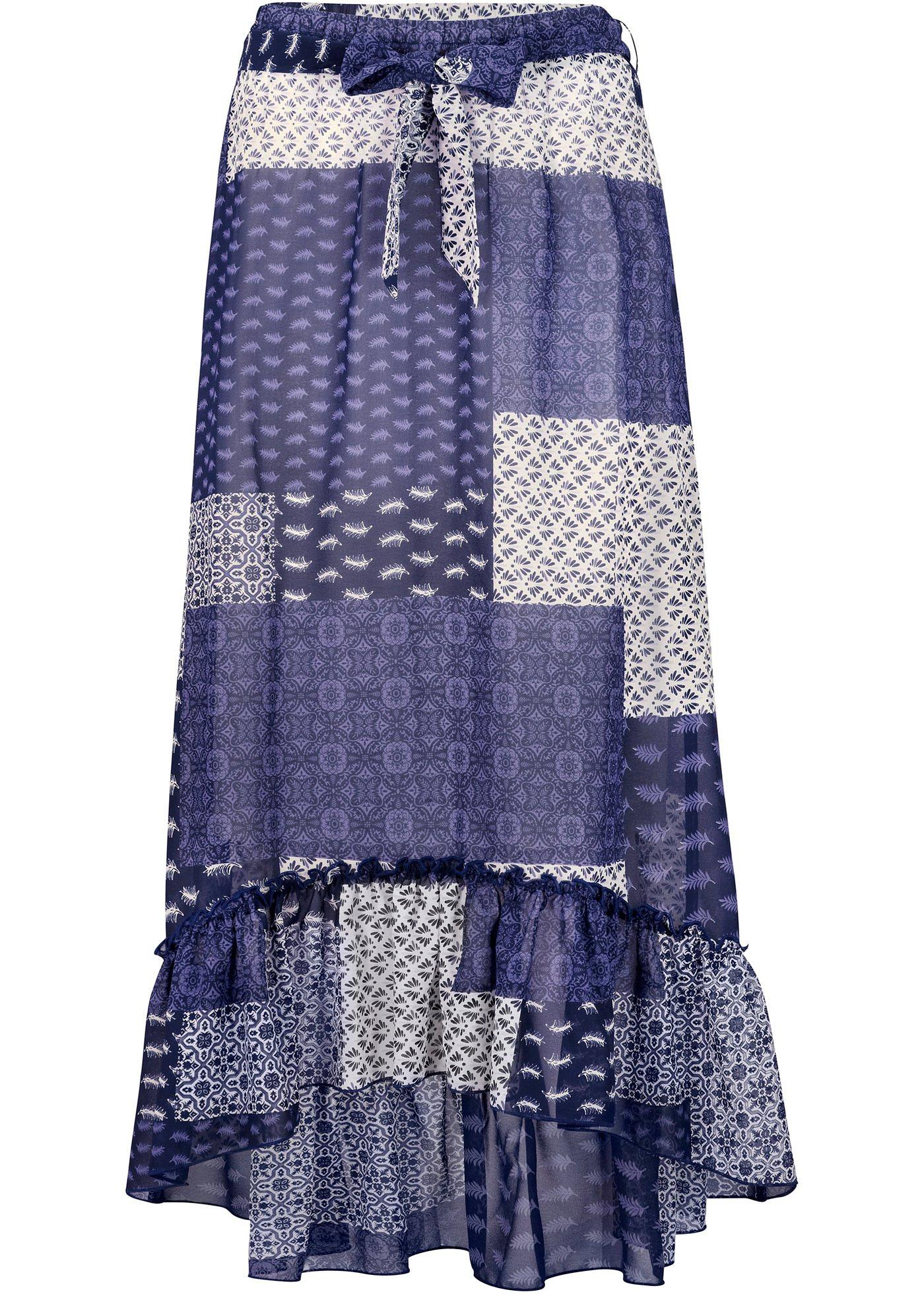 Jupe étagée en chiffon