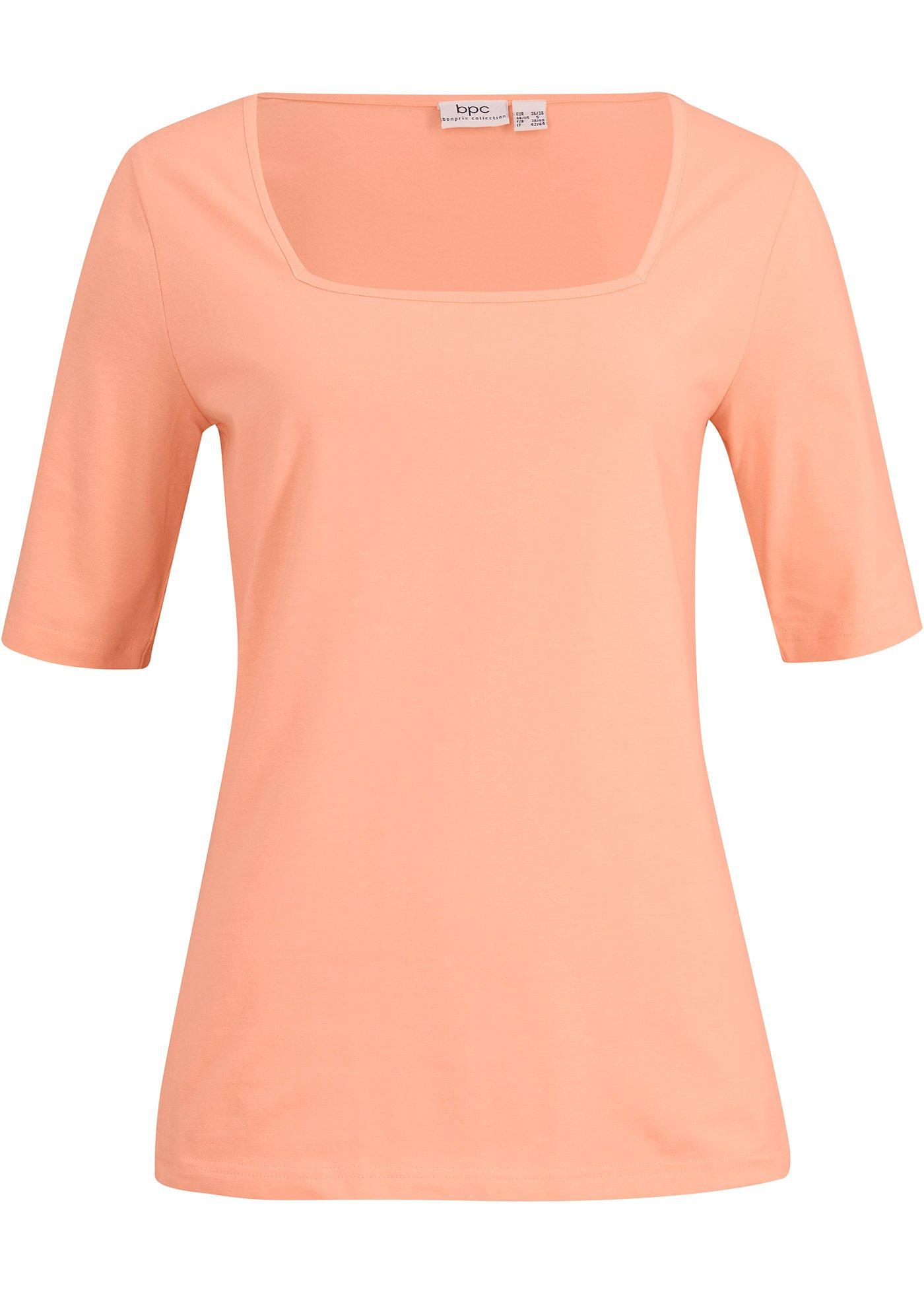 T-shirt en coton bio, mi-manches