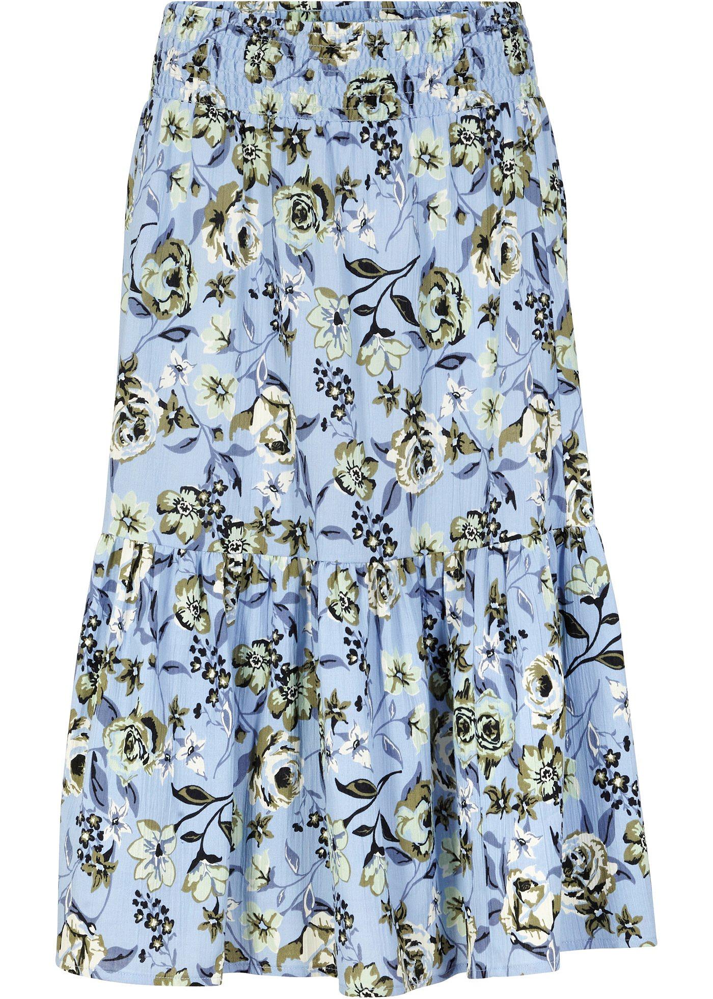 Maite Kelly jupe midi étagée avec taille modelante