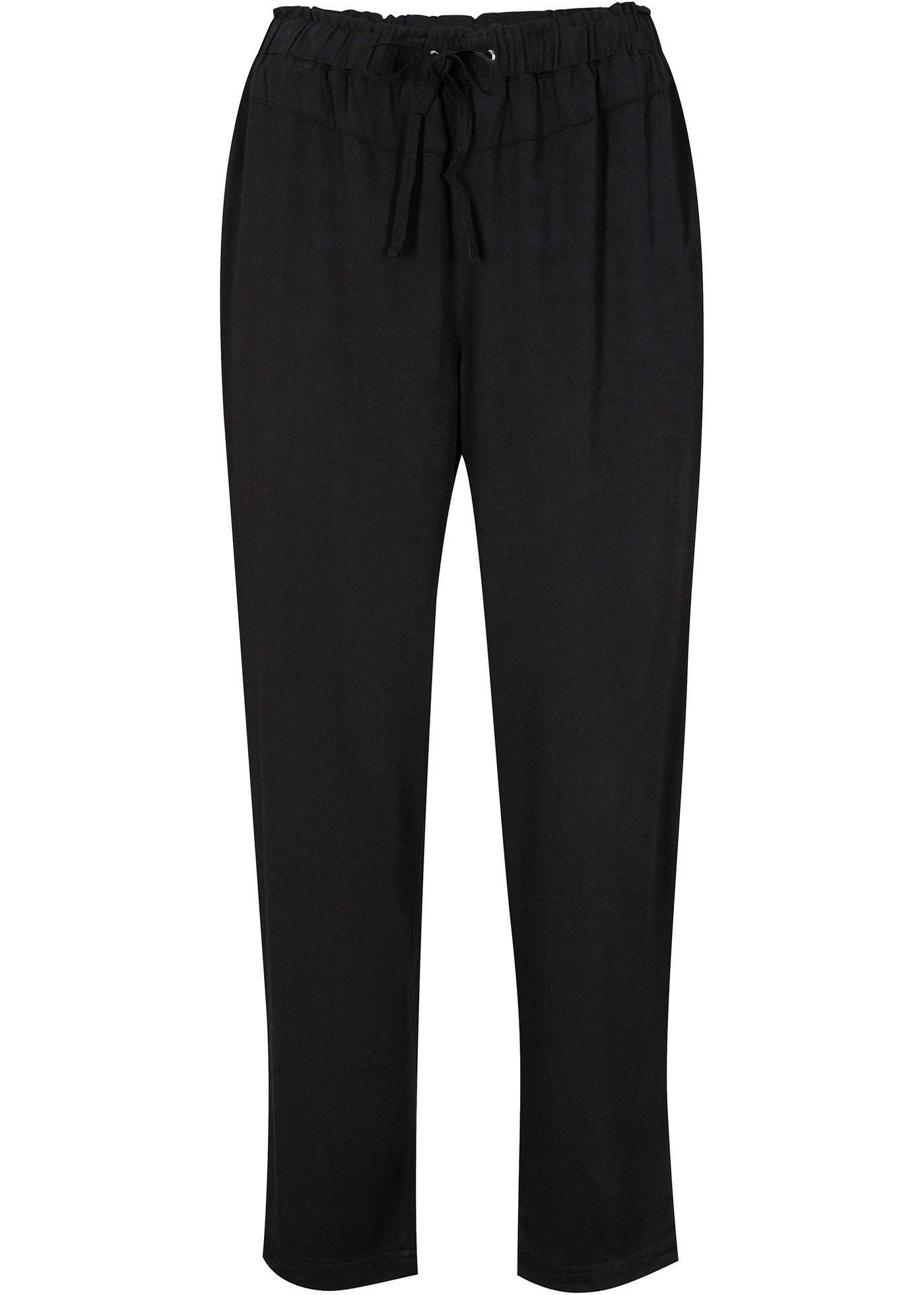 Pantalon taille extensible 7/8 en viscose Maite Kelly