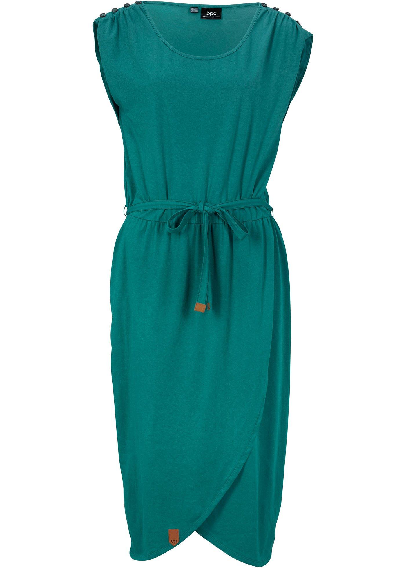 Robe en jersey, longueur mollet