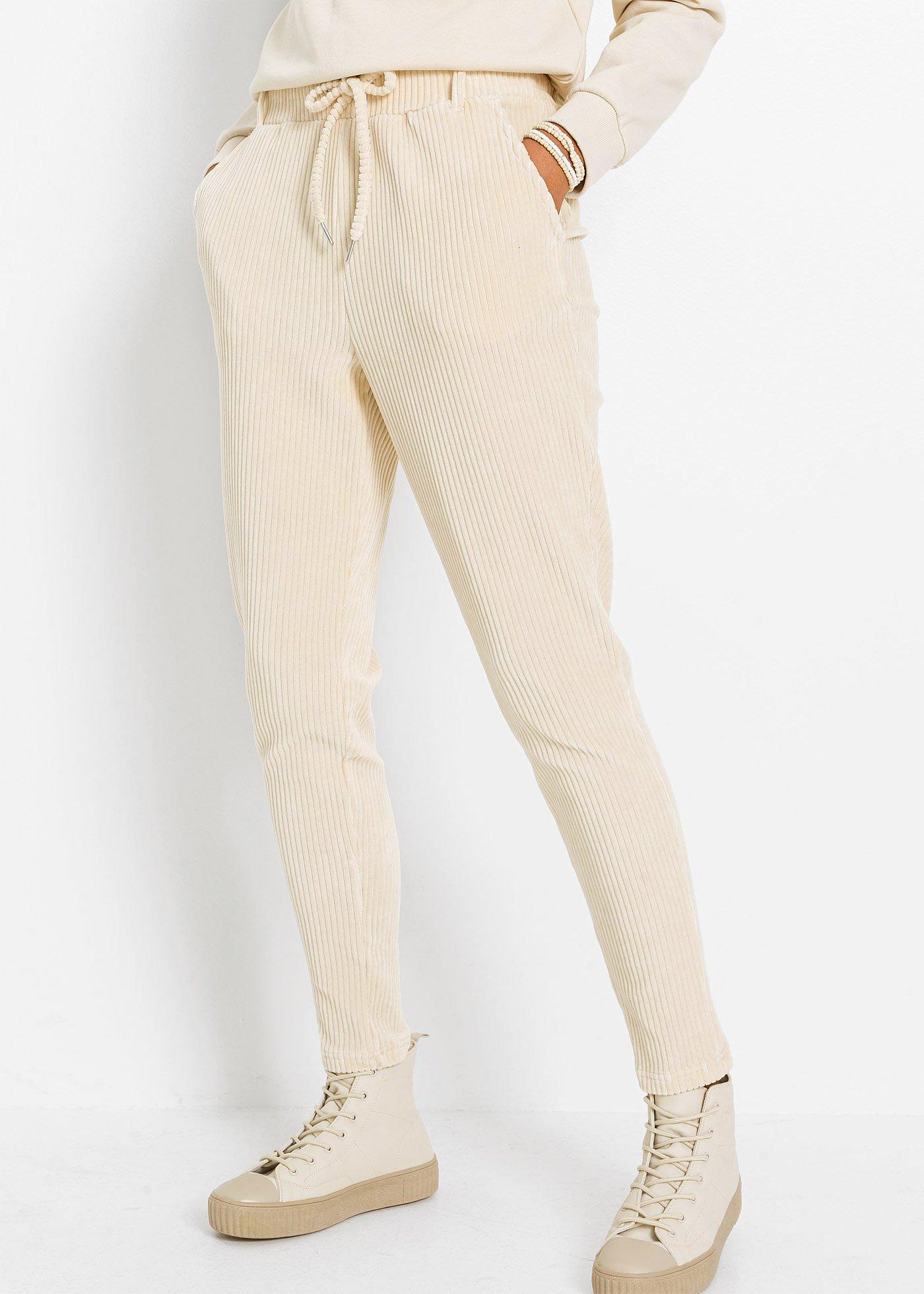 Pantalon En Velours Côtelé Sandro - Taille 40 Marron - Coupe Droite Femme