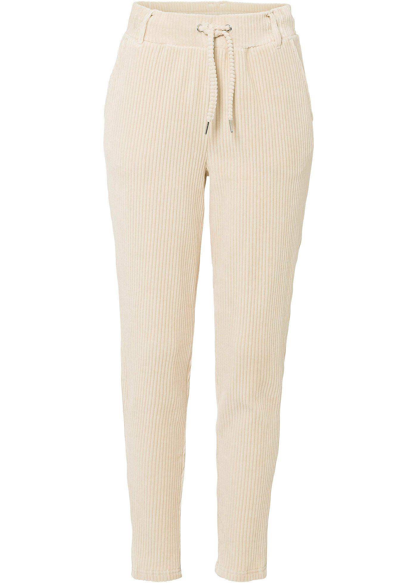 Pantalon Femme Velours Côtelé Doublé Polaire - Taille Haute, Coupe Droite, Chaud Pour Hiver, Style Loisirs/Travail