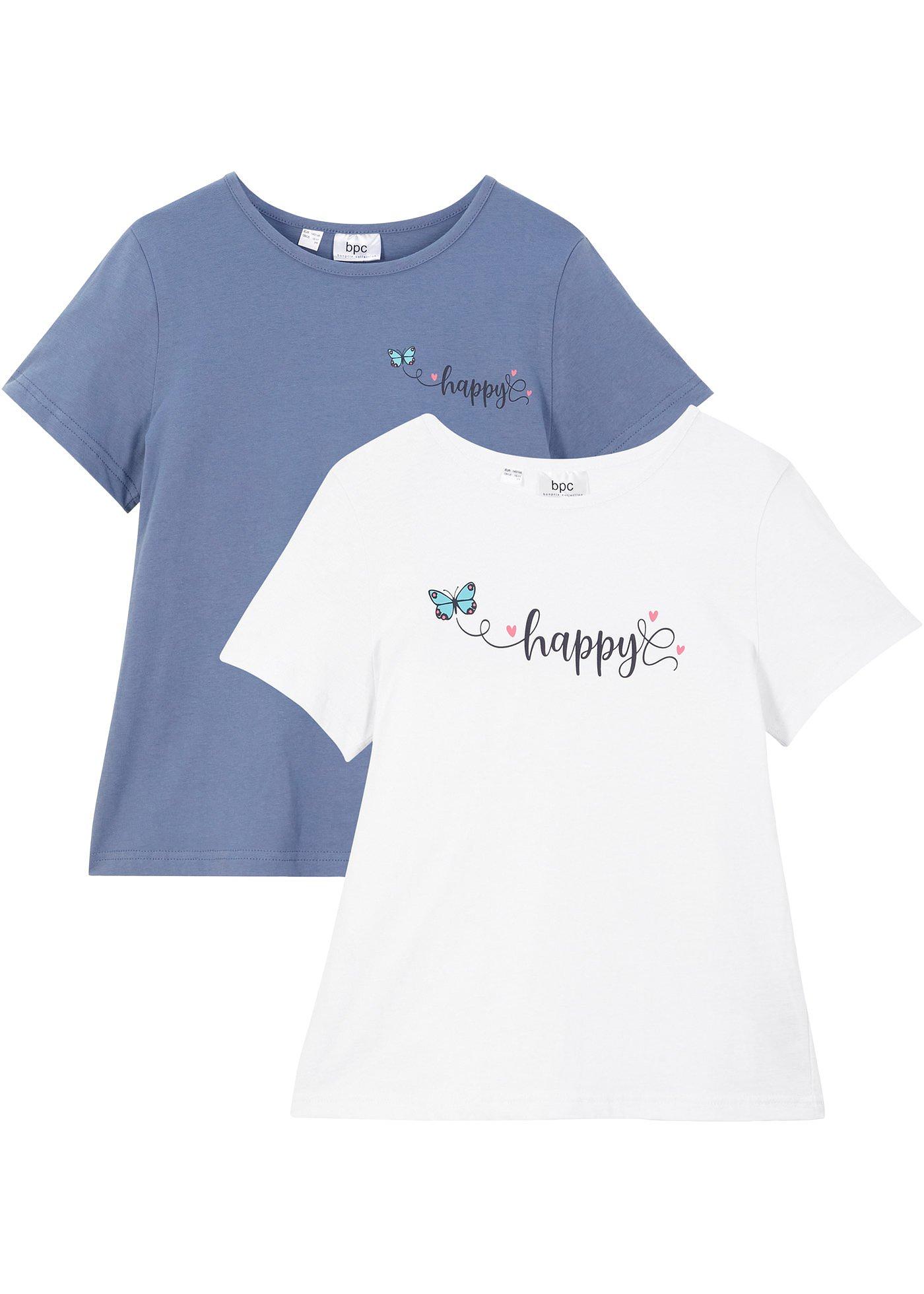 Lot de 2 T-shirts fille