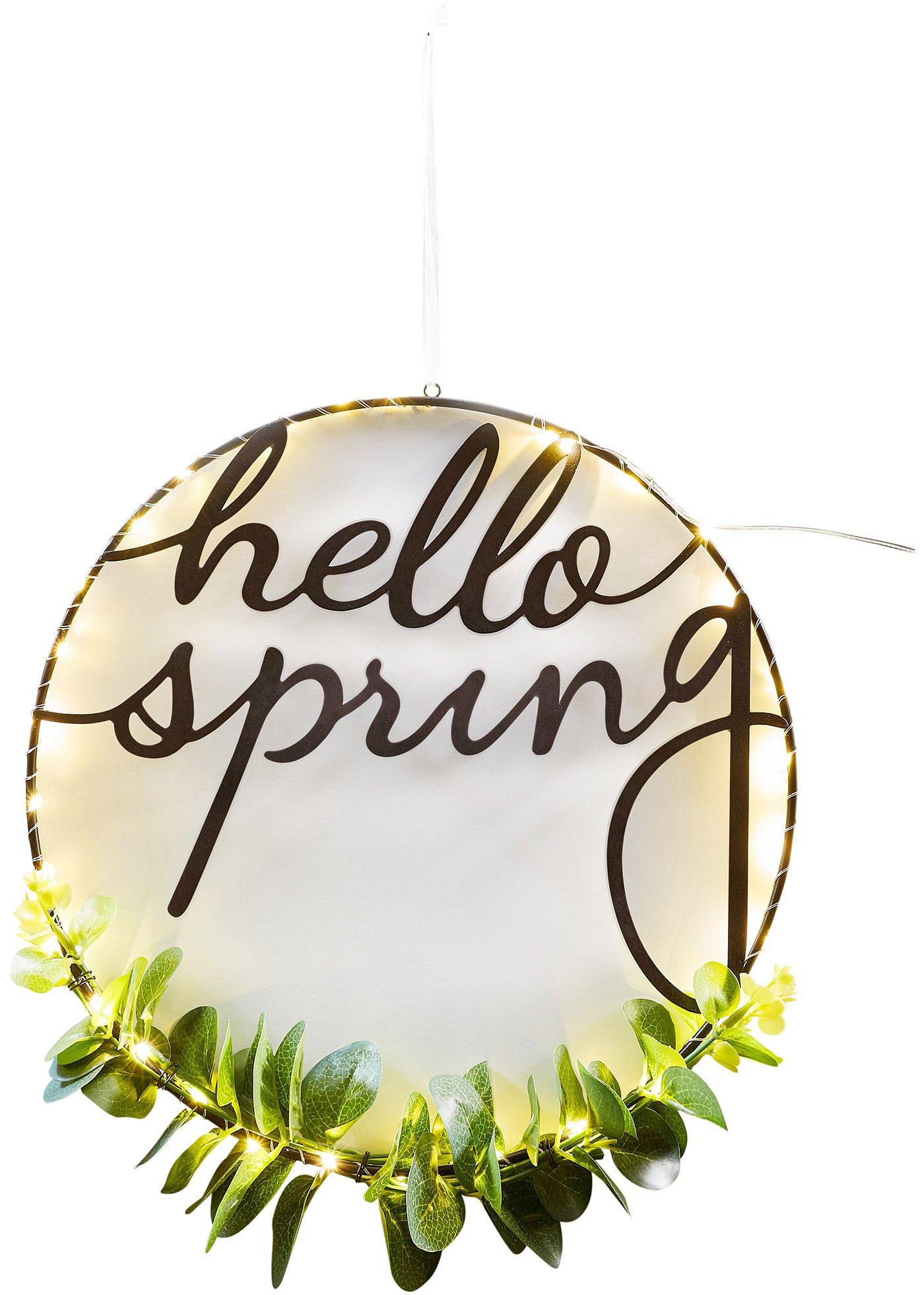 Objet déco LED avec inscription