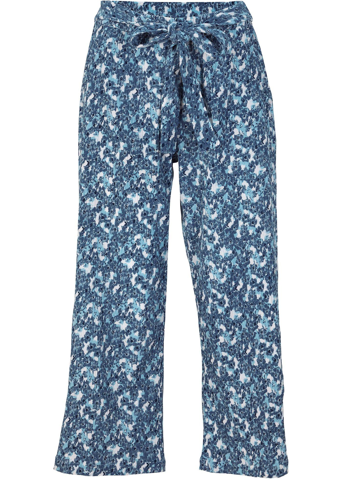 Pantalon décontracté en coton avec lien à nouer