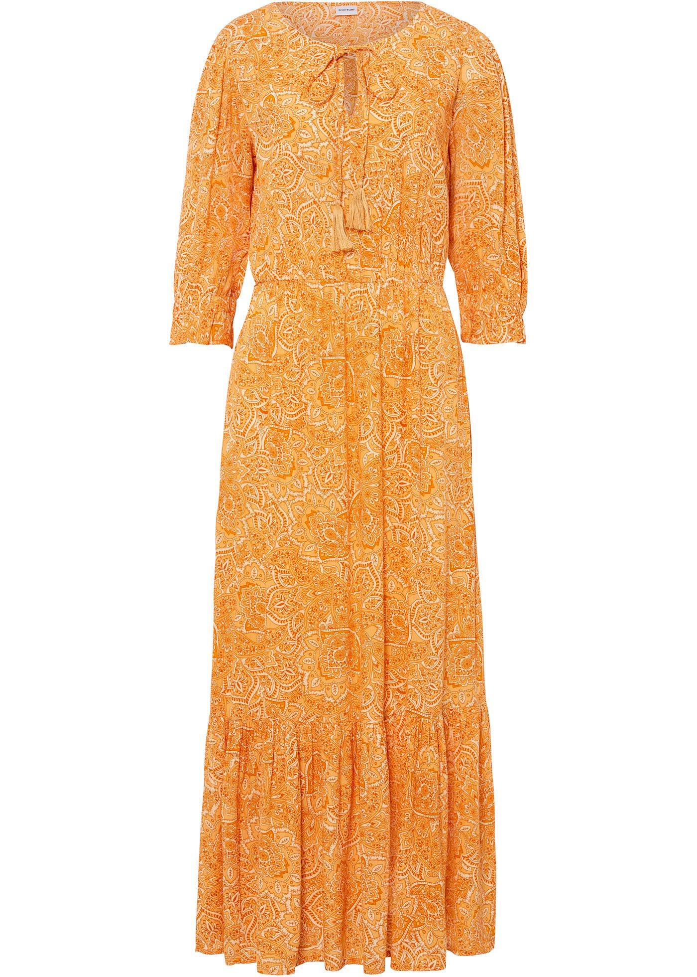 Robe longue imprimée