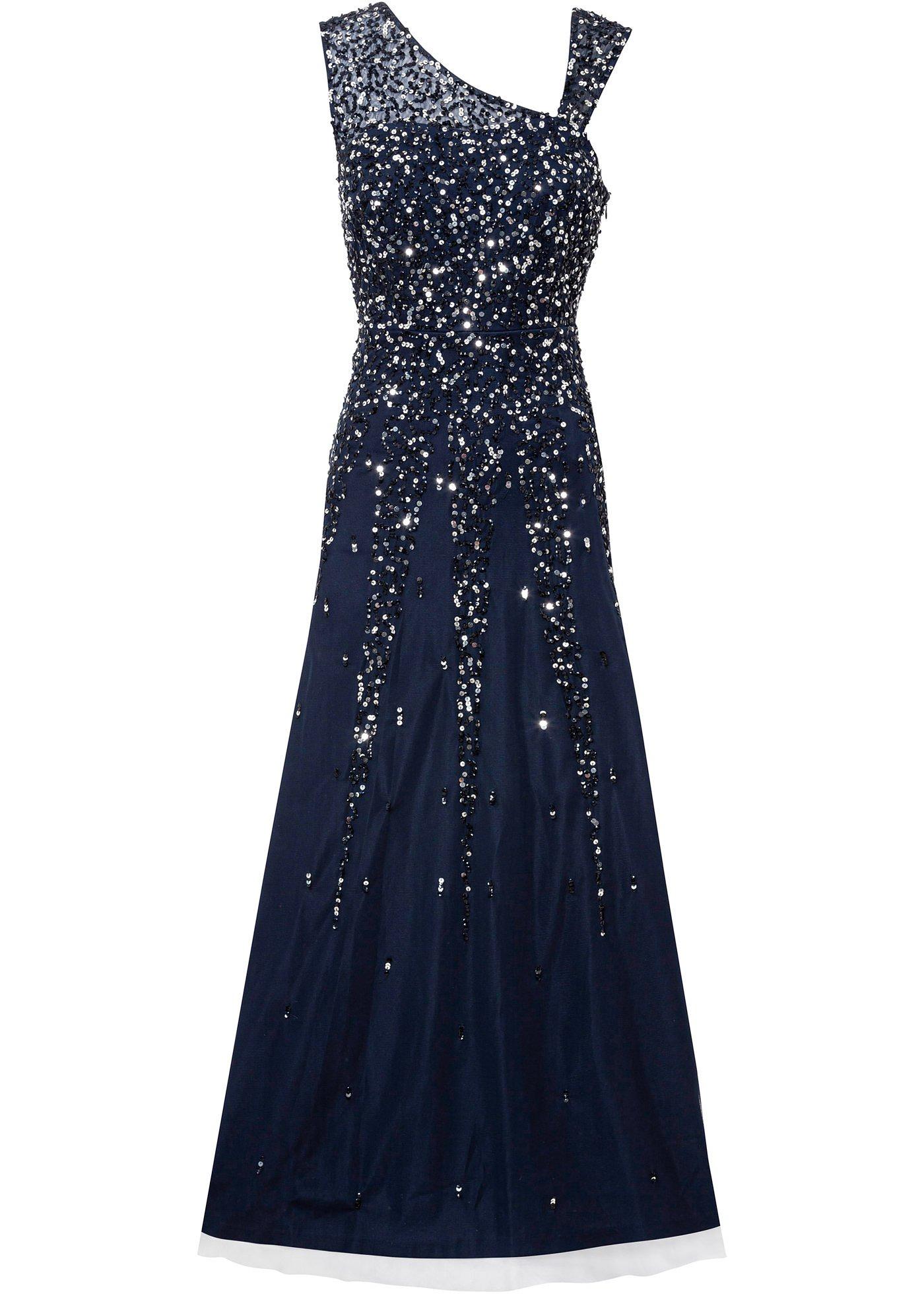 Robe longue à paillettes