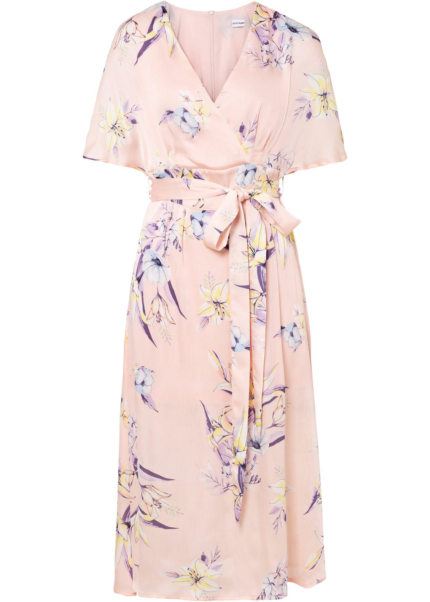 Robe midi à imprimé floral