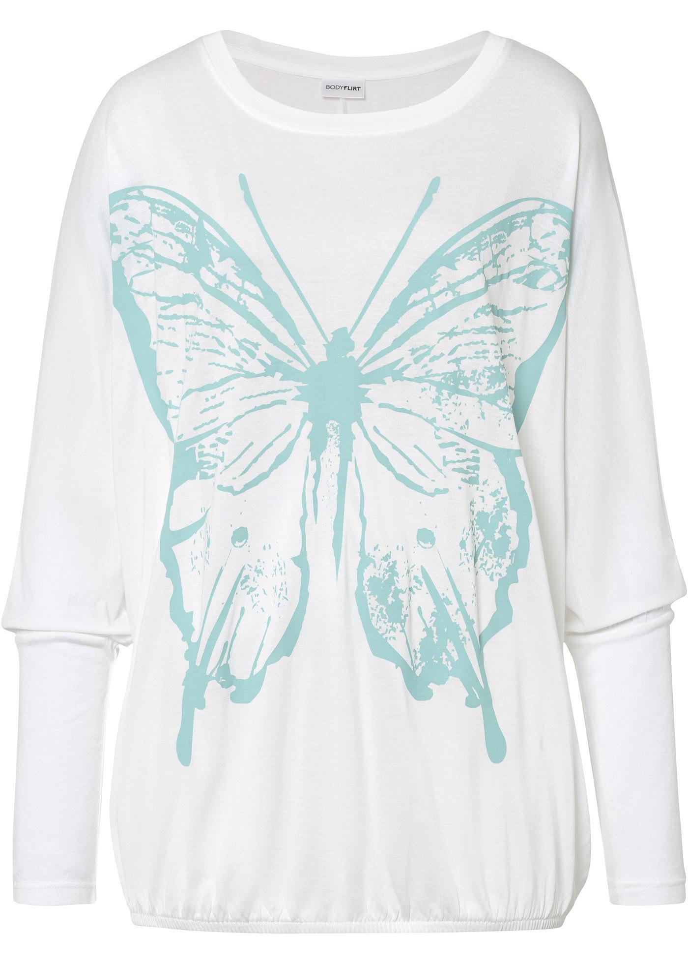 T-shirt avec imprimé papillon