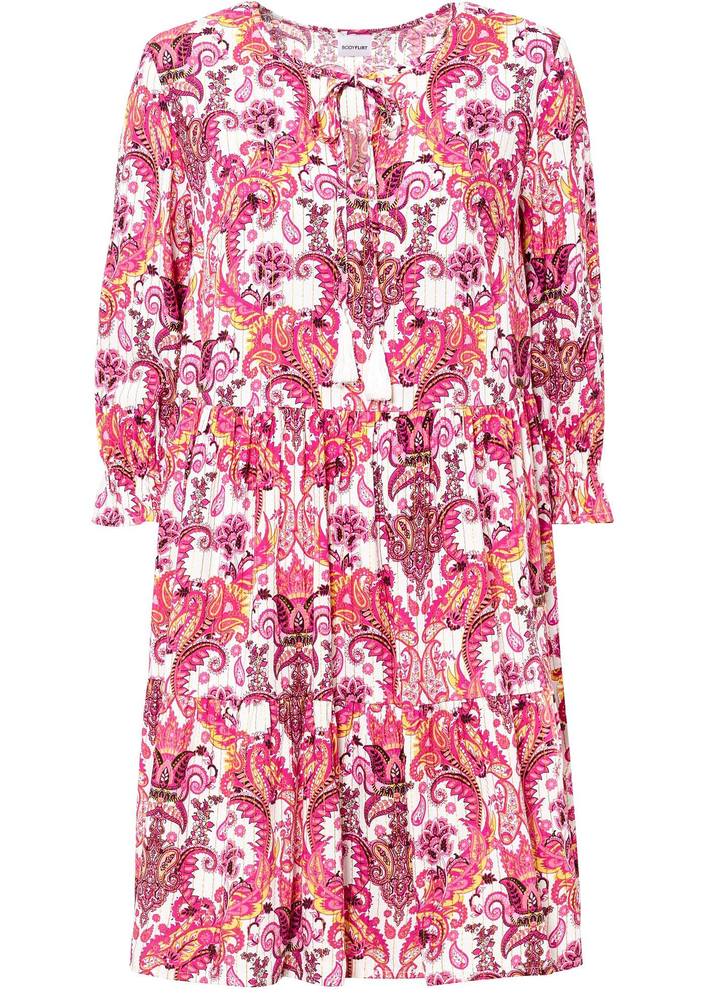 Robe-tunique avec effet brillant