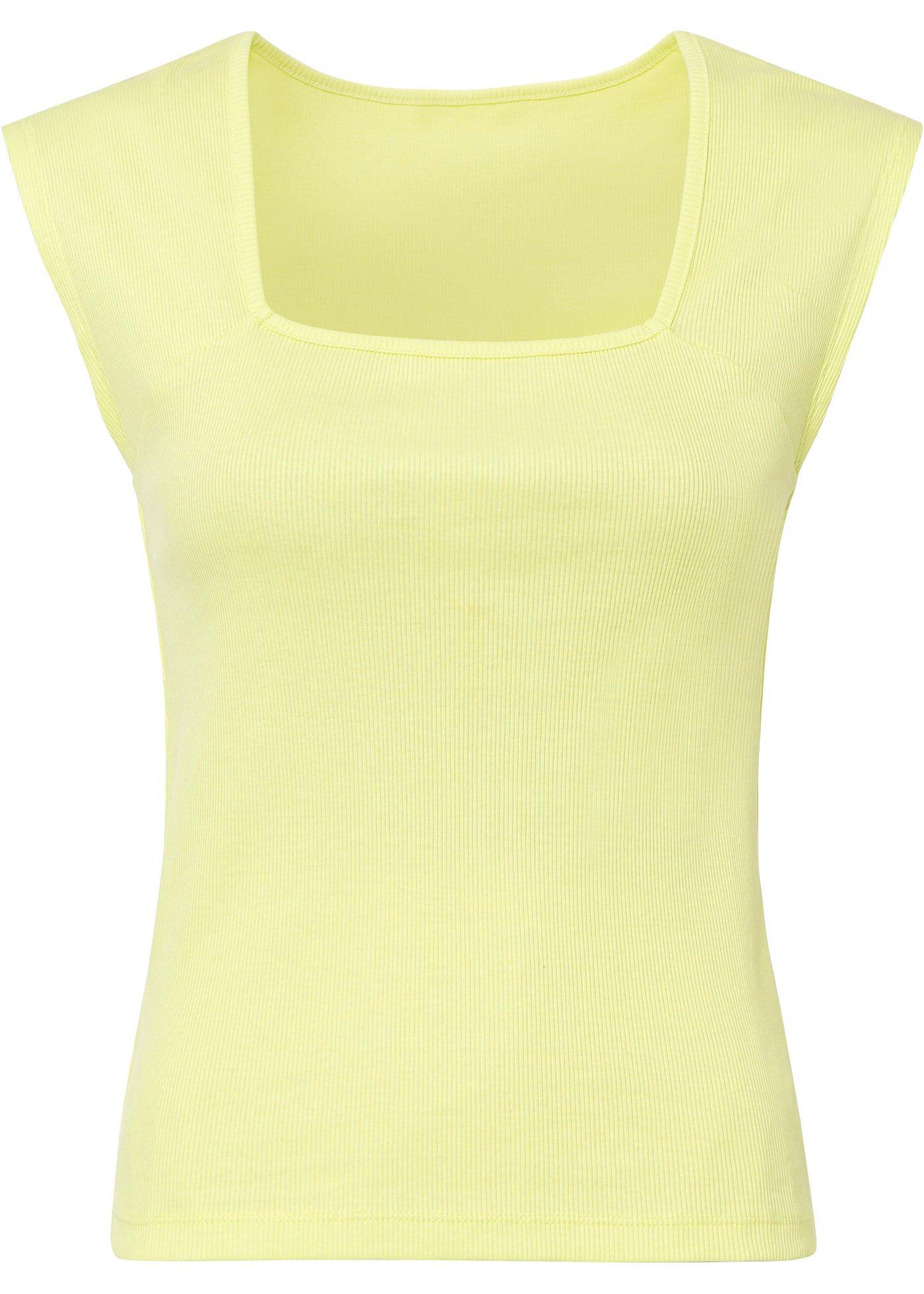 T-shirt côtelé en coton bio