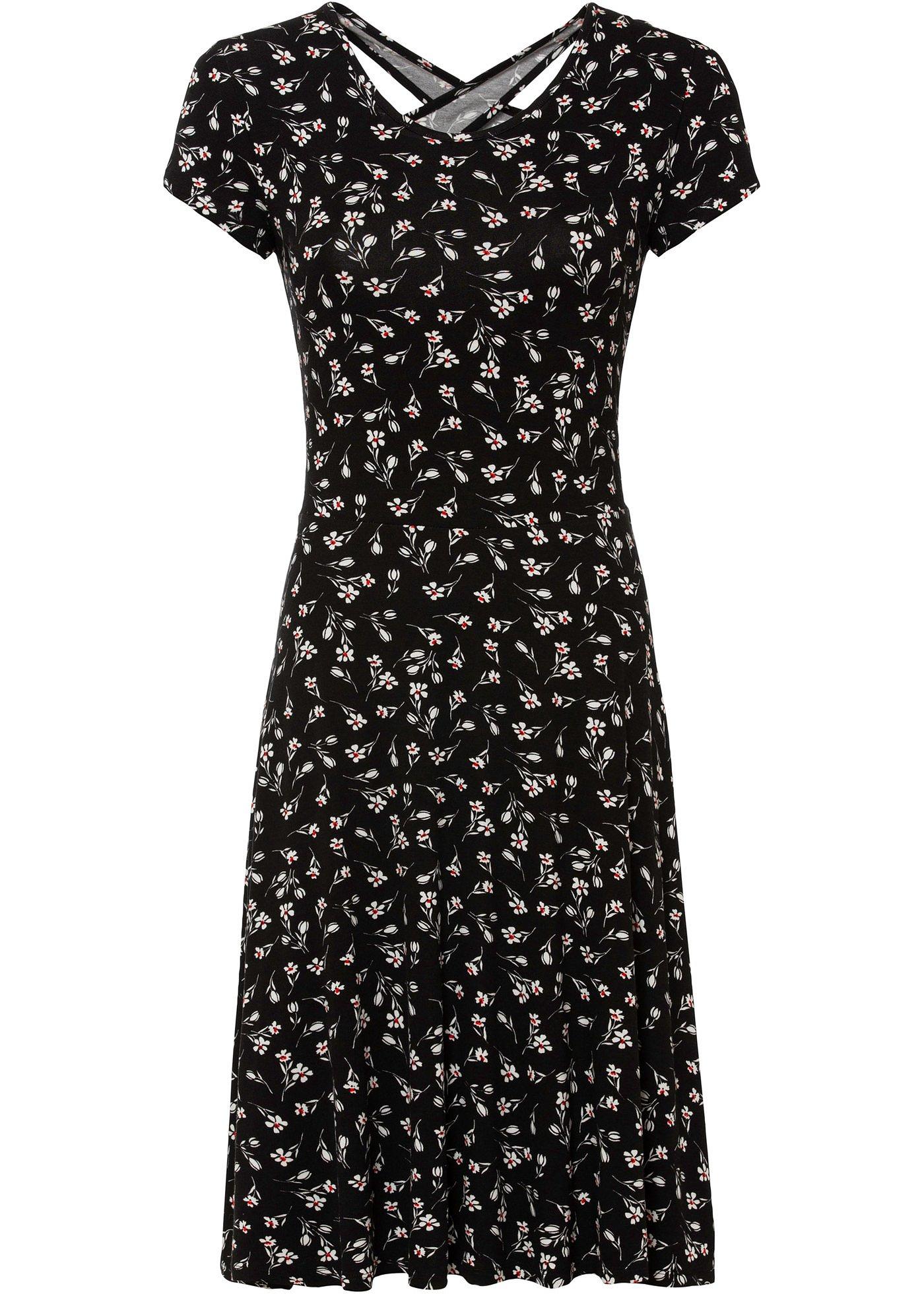 Robe en jersey imprimée