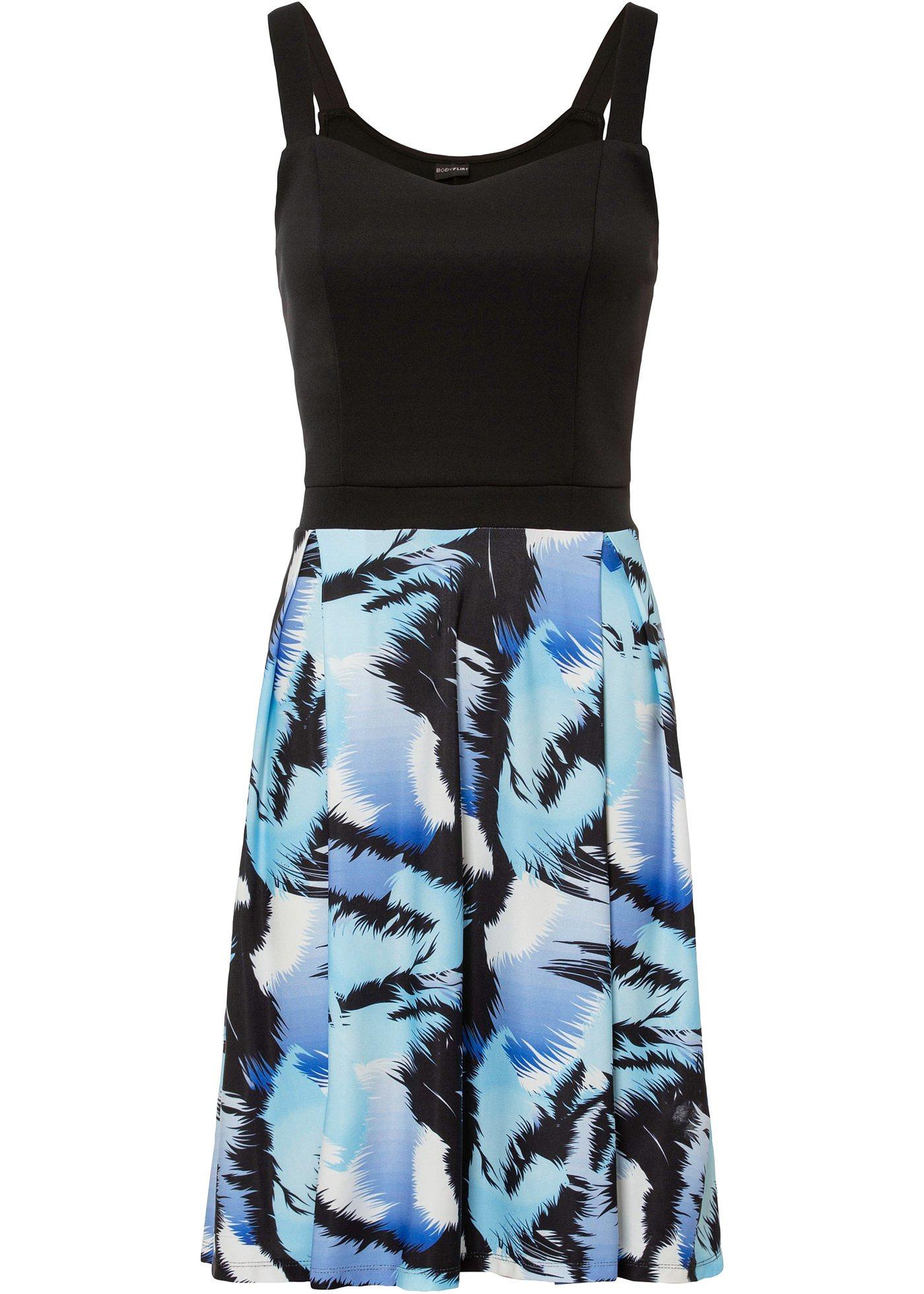 Robe avec jupe imprimée