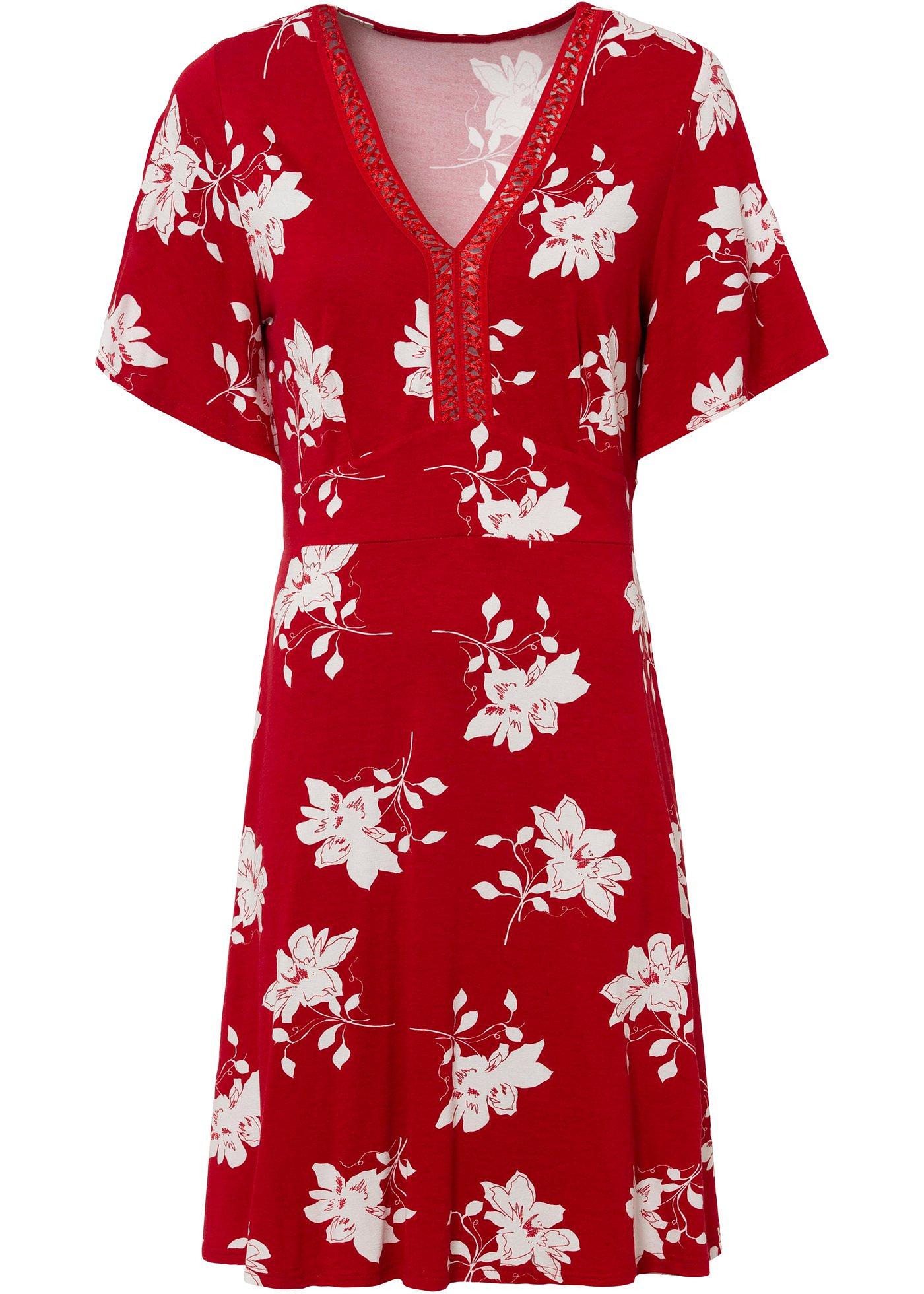 Robe en jersey imprimée