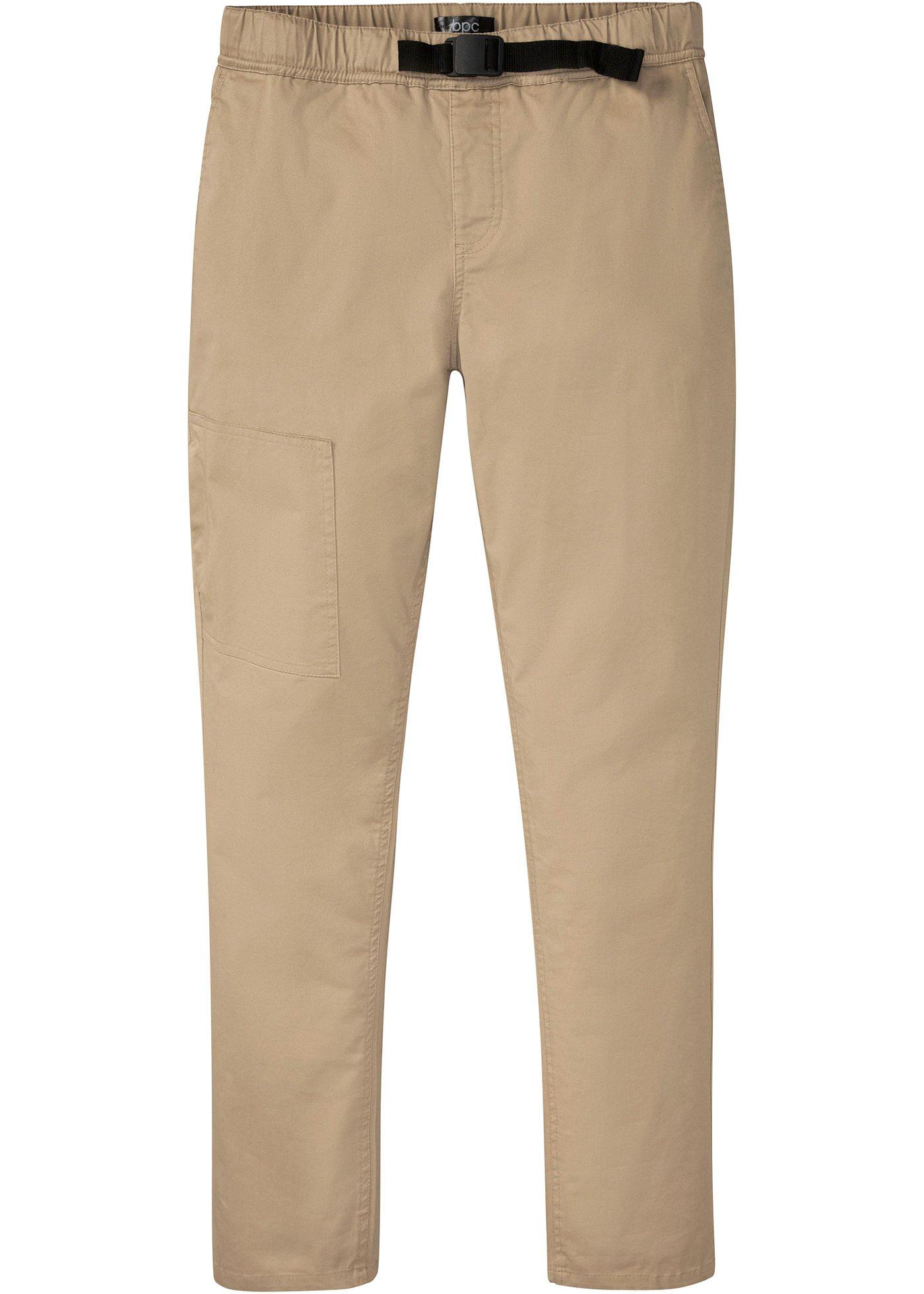 Pantalon extensible Regular Fit confort pour le ventre, Tapered