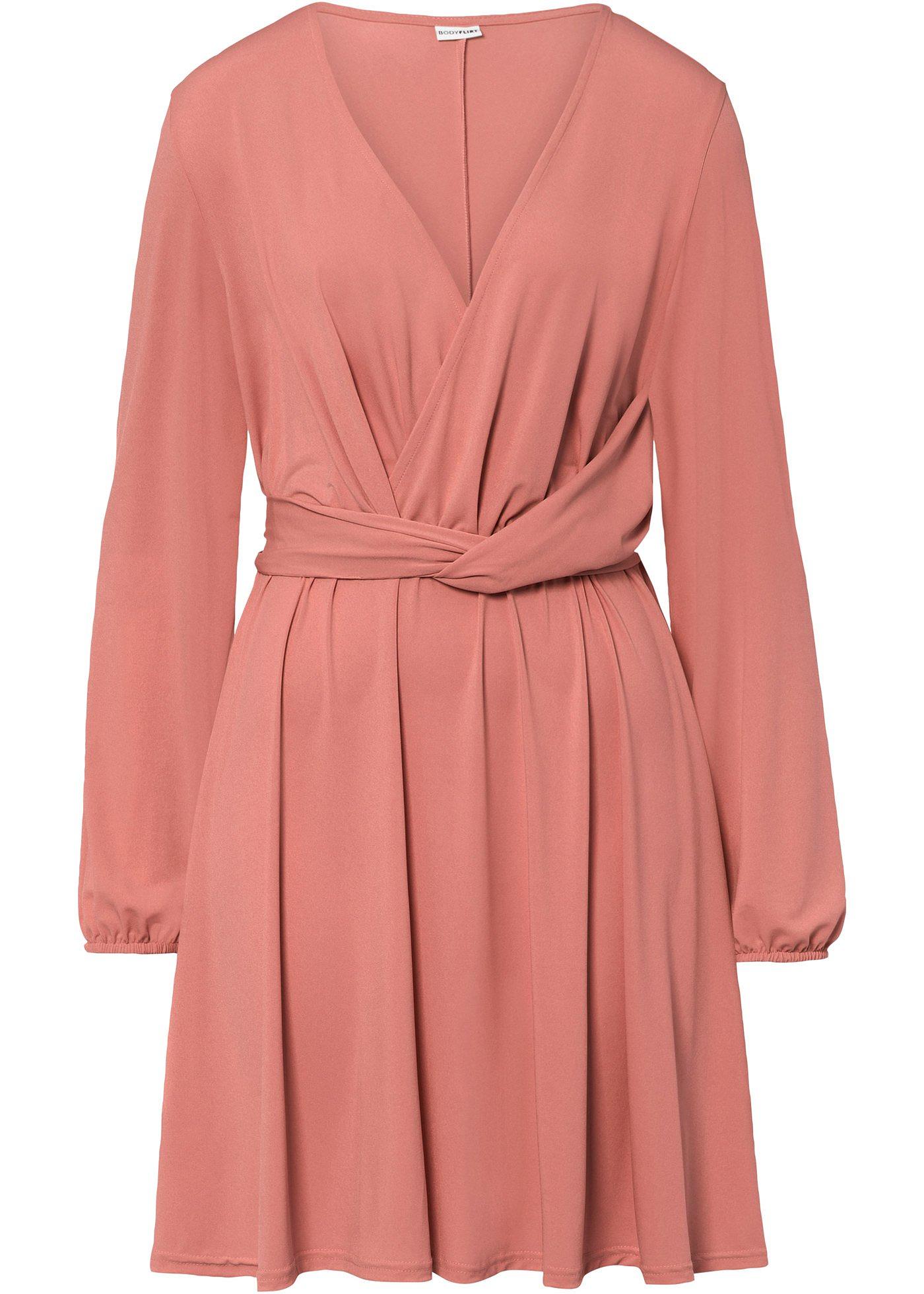 Robe en jersey style portefeuille