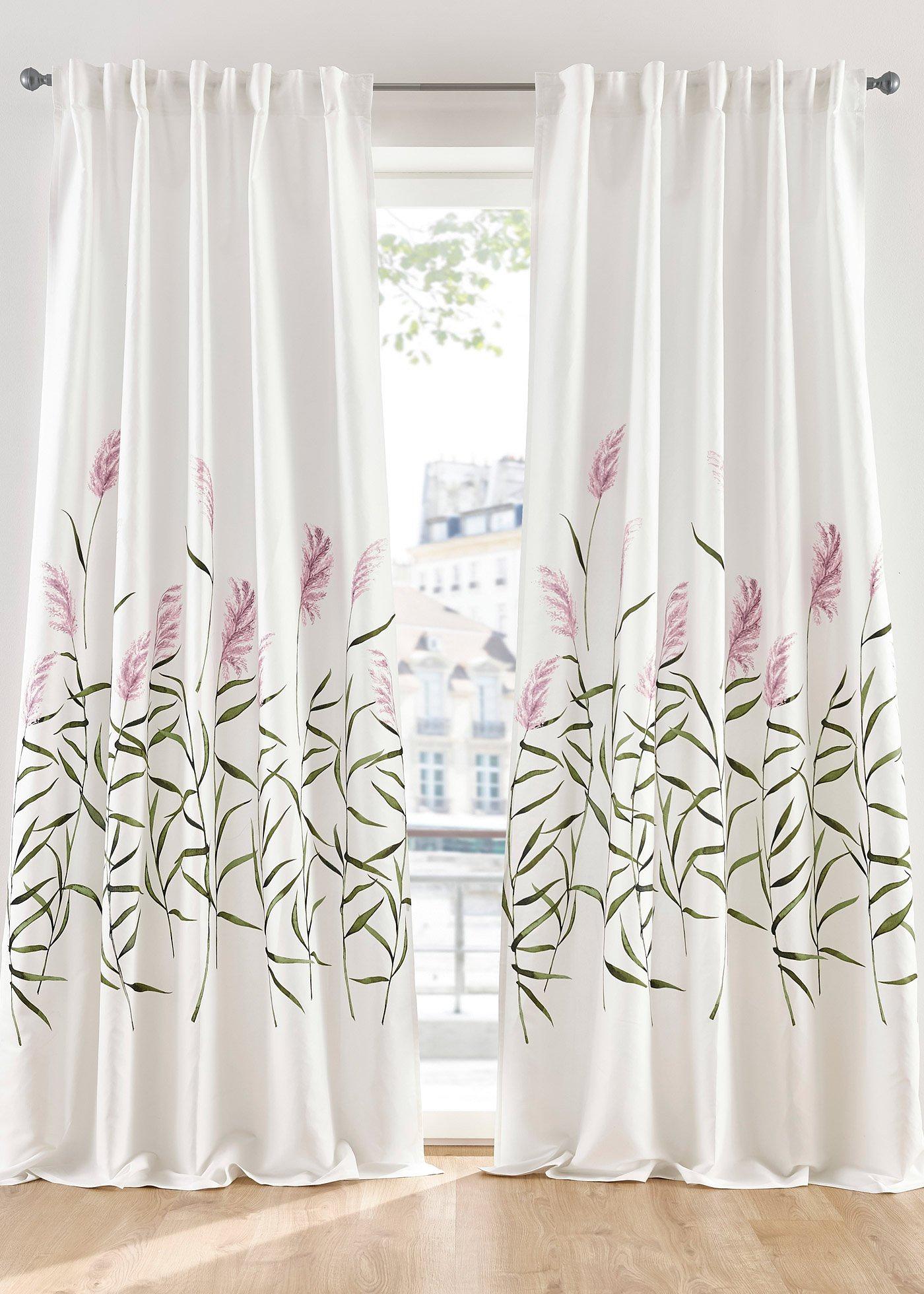 Panneau en microfibre avec imprimé floral (1 pce.)