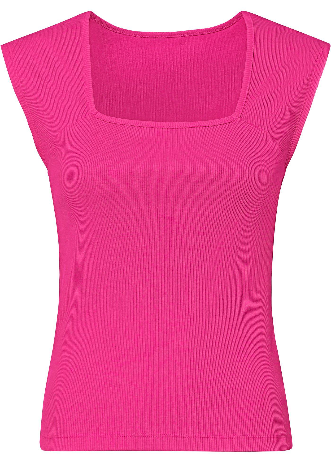 T-shirt côtelé en coton bio