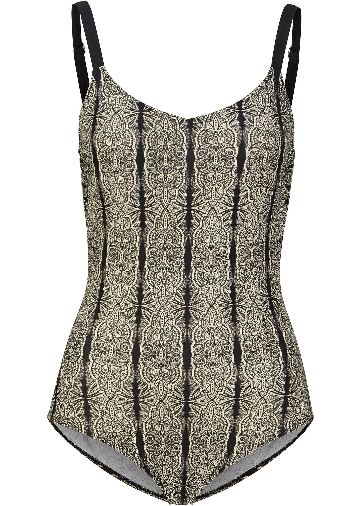 Maillot 1 pièce avec léger effet sculptant