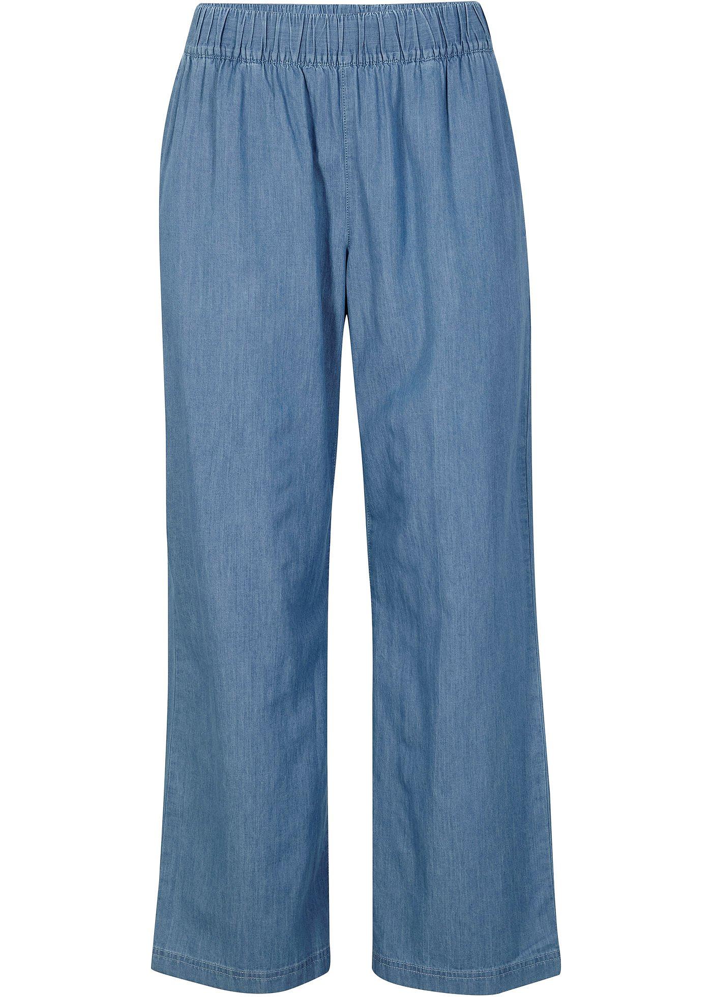 Image de Jean à enfiler léger avec taille confortable, coupe large